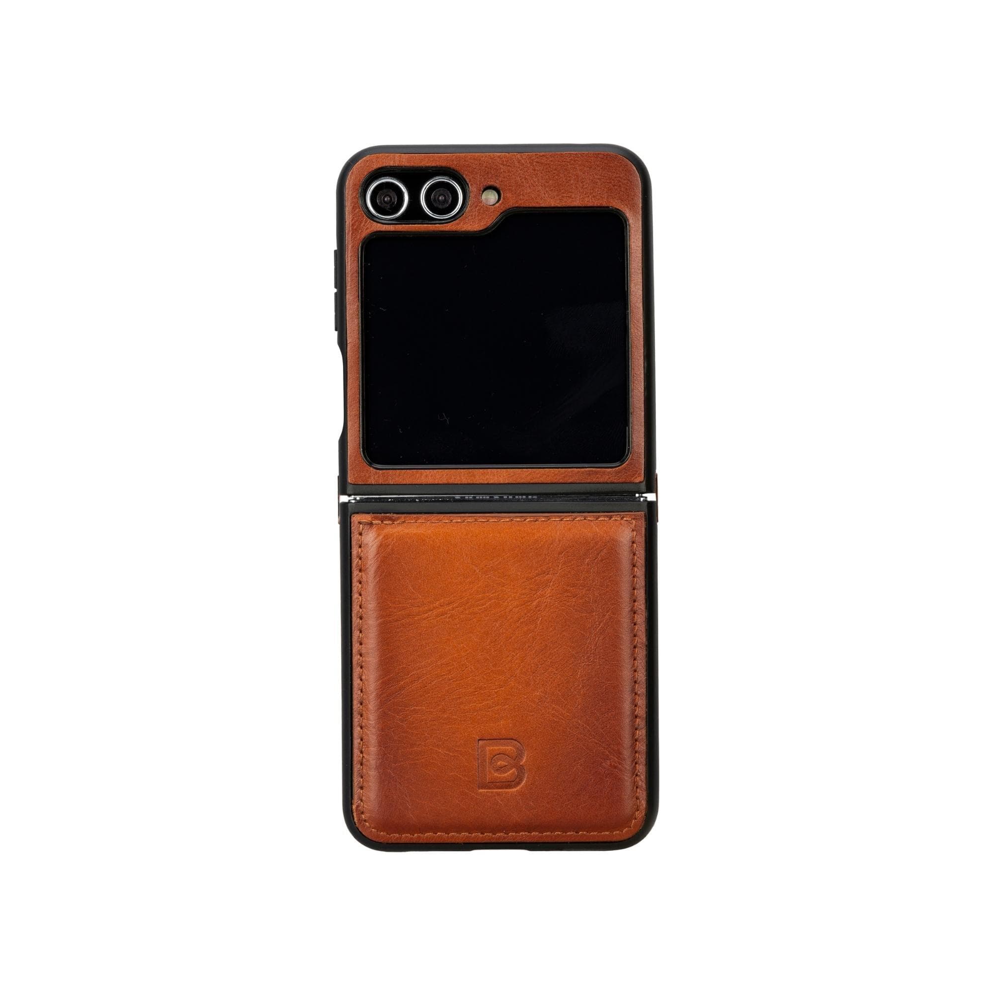 Samsung Galaxy Z Flip 5 Leather Back Cover Case - FXC