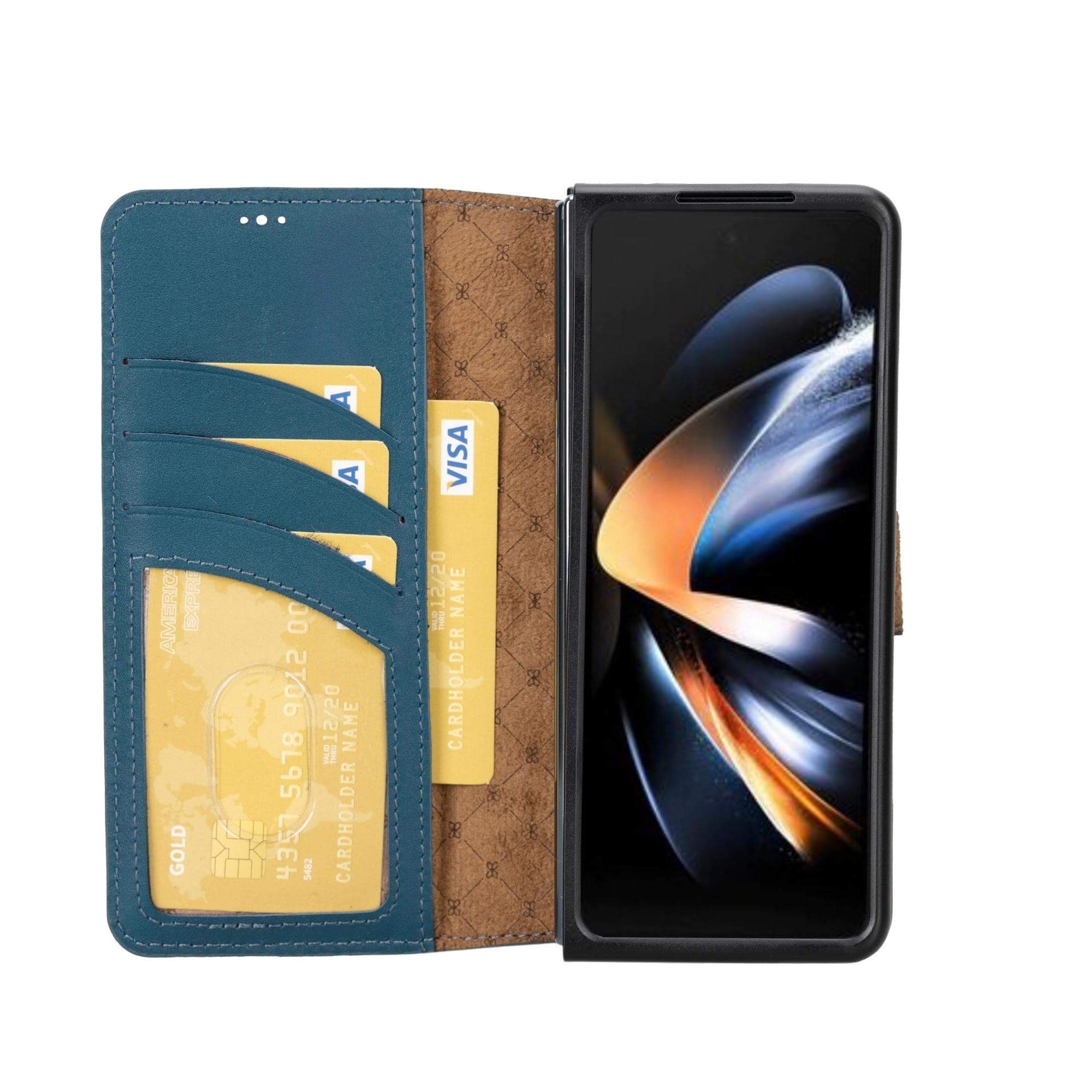 Samsung Galaxy Z Fold 4 Leather Wallets - MWS