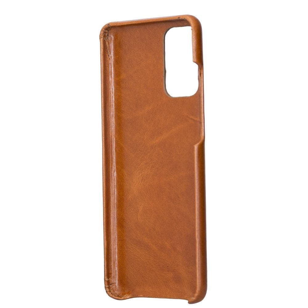 Samsung S20 Series Fully Covering Leather Back Cover Case