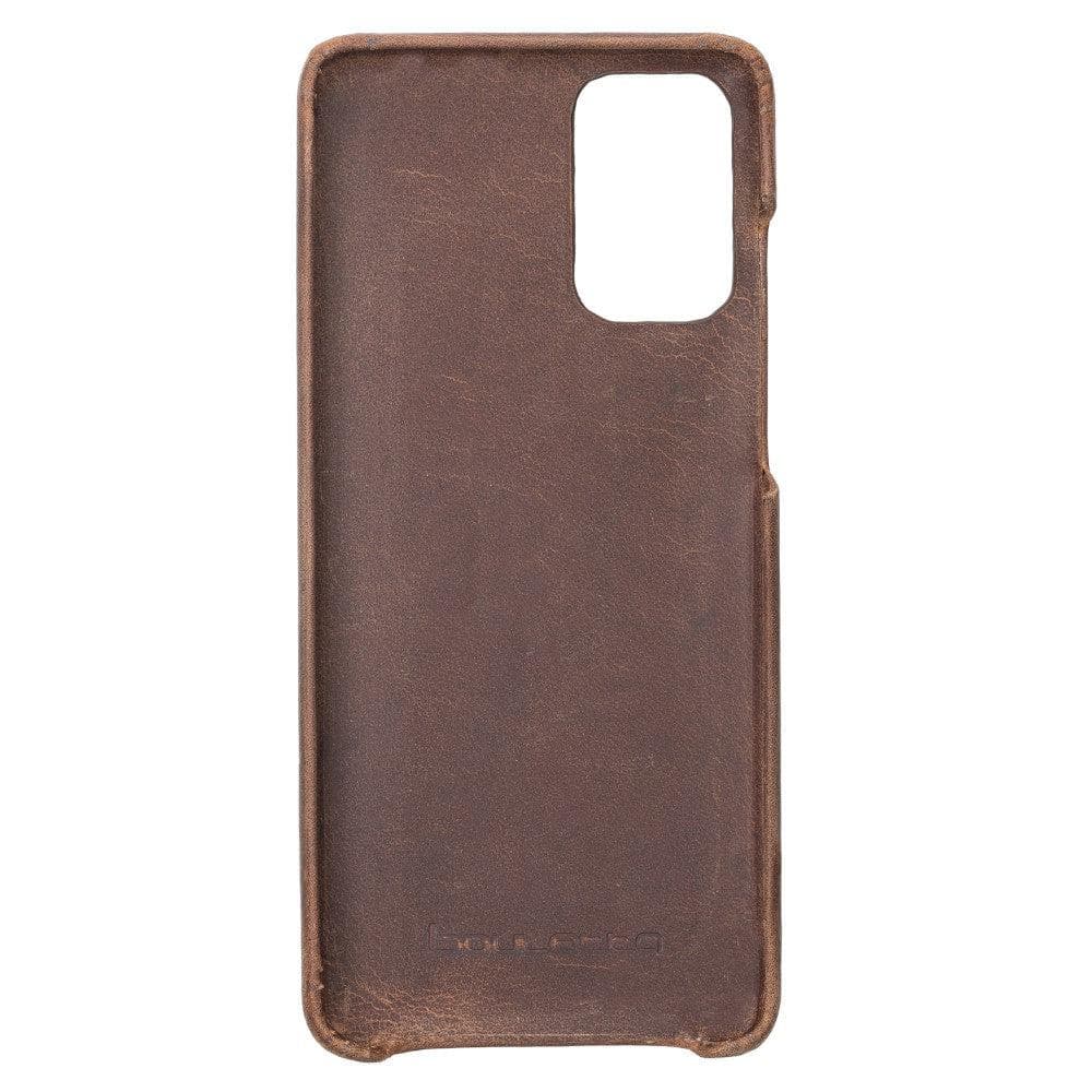 Samsung S20 Series Fully Covering Leather Back Cover Case