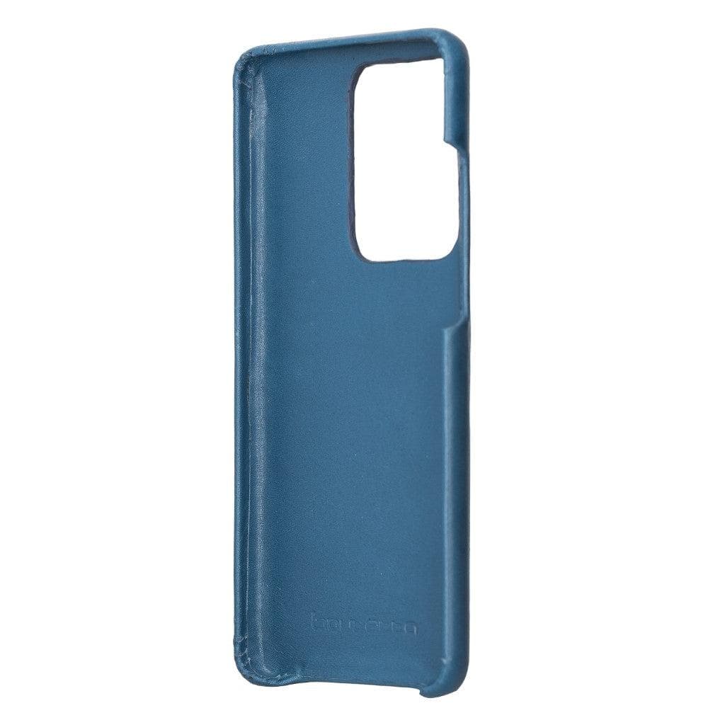 Samsung S20 Series Fully Covering Leather Back Cover Case