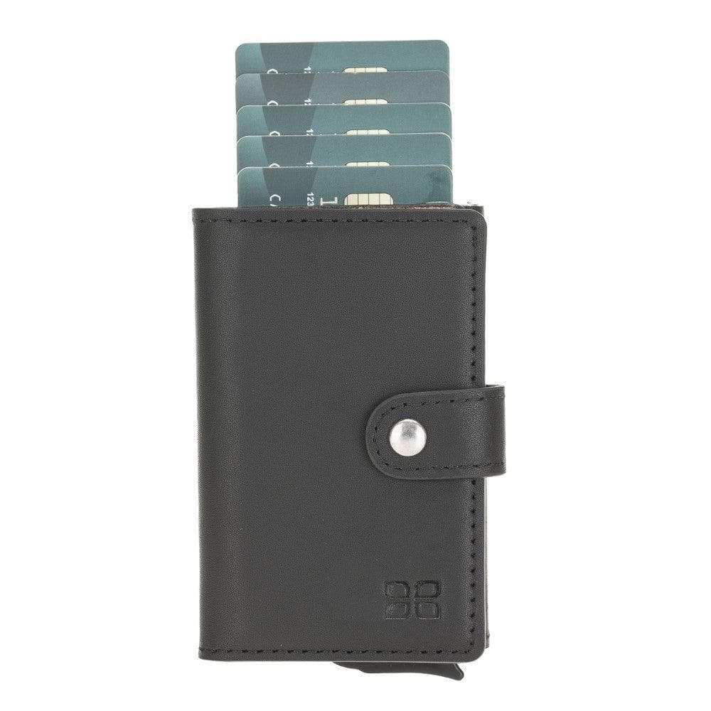 Terry Coin Leather Mechanical Card Holder