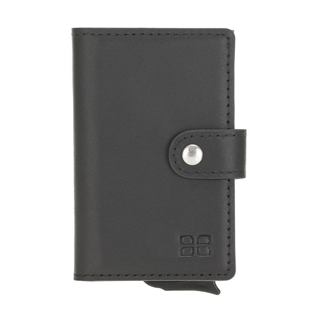 Terry Coin Leather Mechanical Card Holder