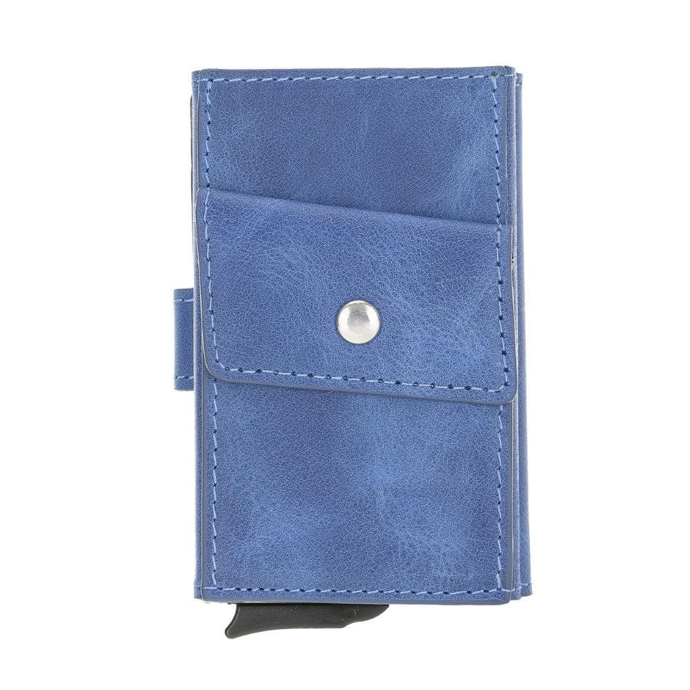 Terry Coin Leather Mechanical Card Holder