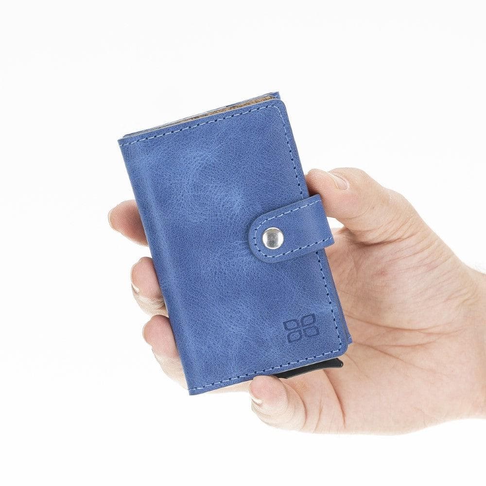 Terry Coin Leather Mechanical Card Holder