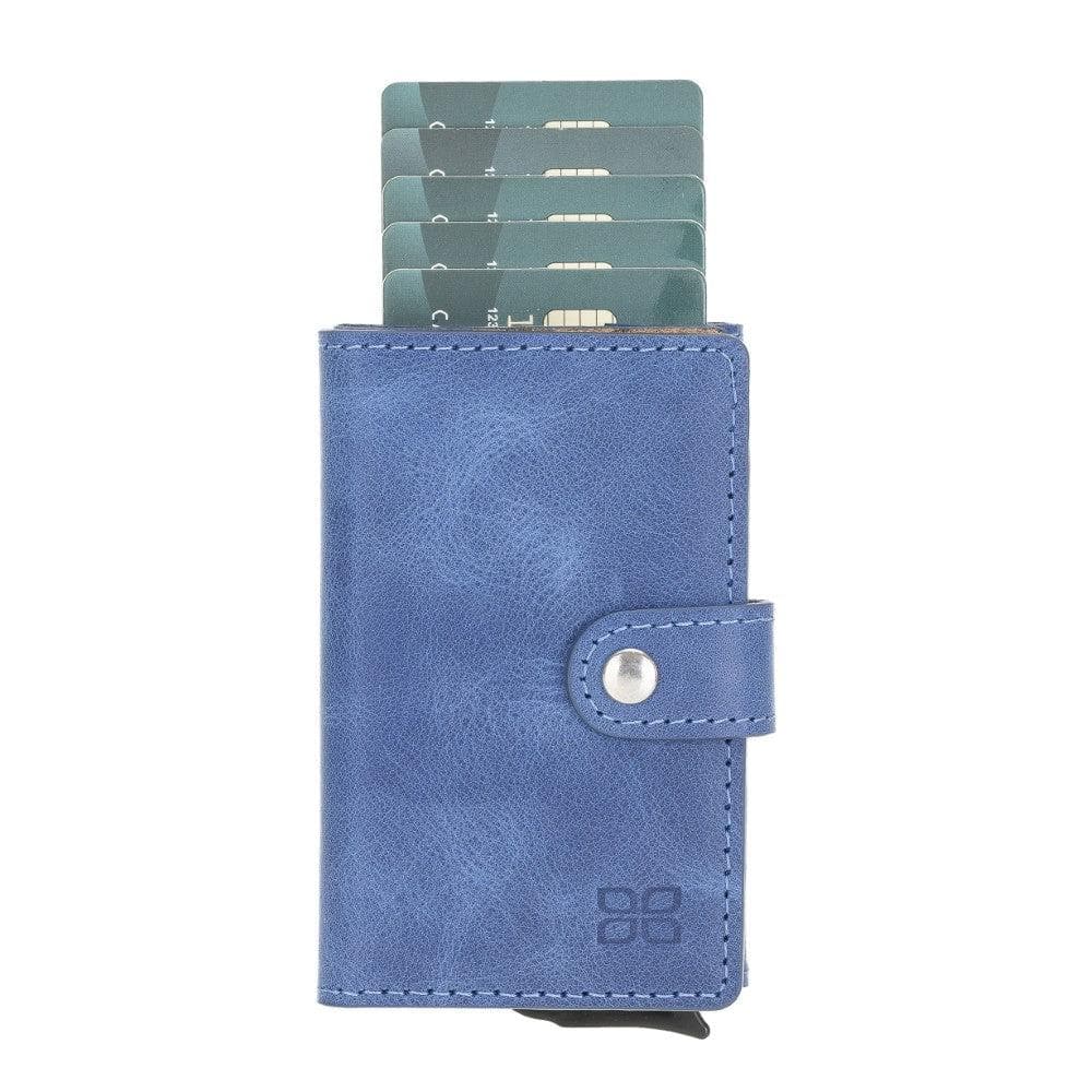 Terry Coin Leather Mechanical Card Holder