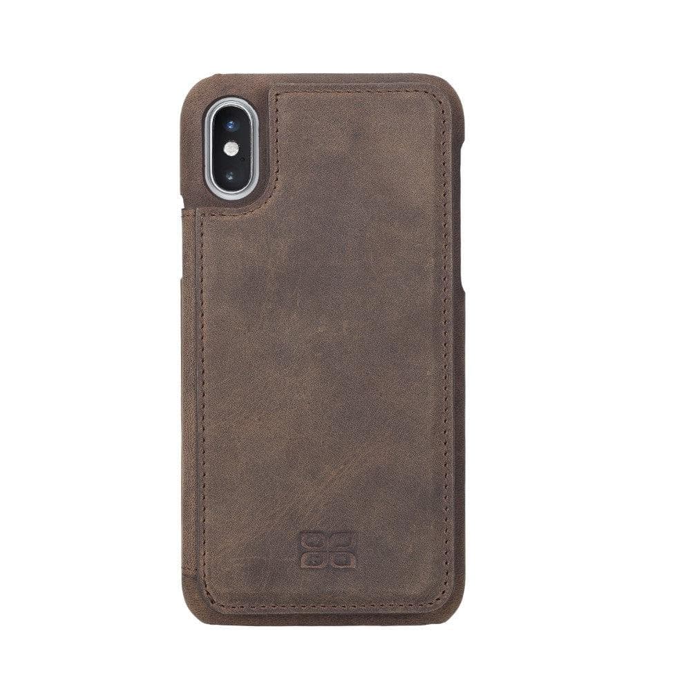 Ultimate Holder Genuine Leather Back Cover for iPhone X Series