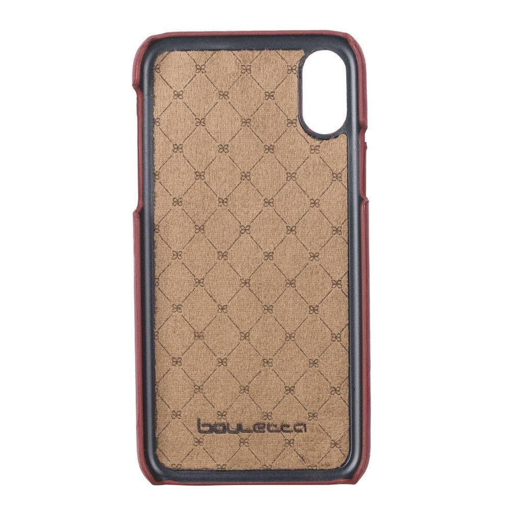 Ultimate Holder Genuine Leather Back Cover for iPhone X Series