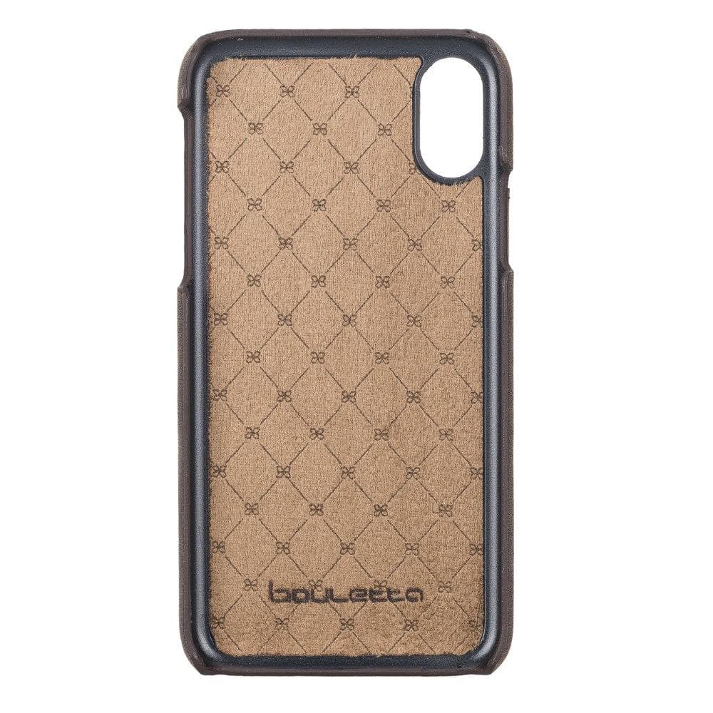 Ultimate Holder Genuine Leather Back Cover for iPhone X Series