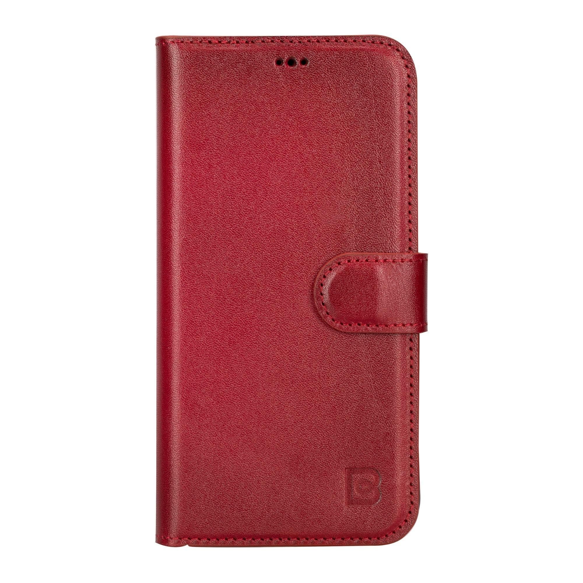 Magic iPhone 15 Series Detachable Genuine Leather Wallet Case