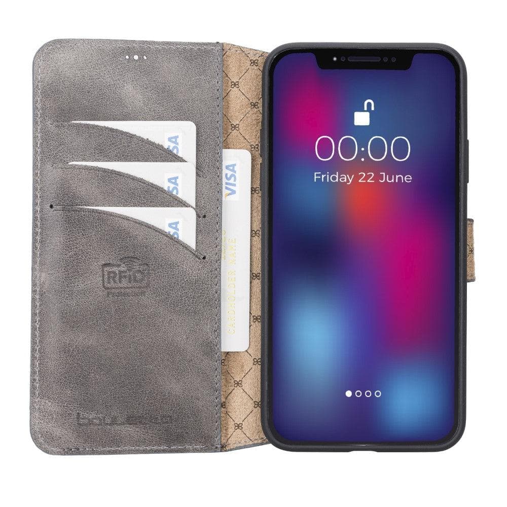 Wallet Folio with ID Slot Leather Wallet Case For Apple iPhone 11 Series