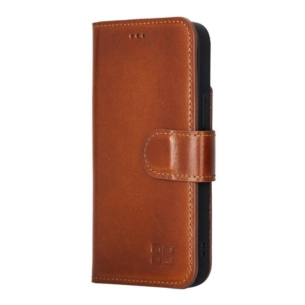 Wallet Case iPhone 13 Series Non-Detachable Genuine Leather Wallet Case - WC