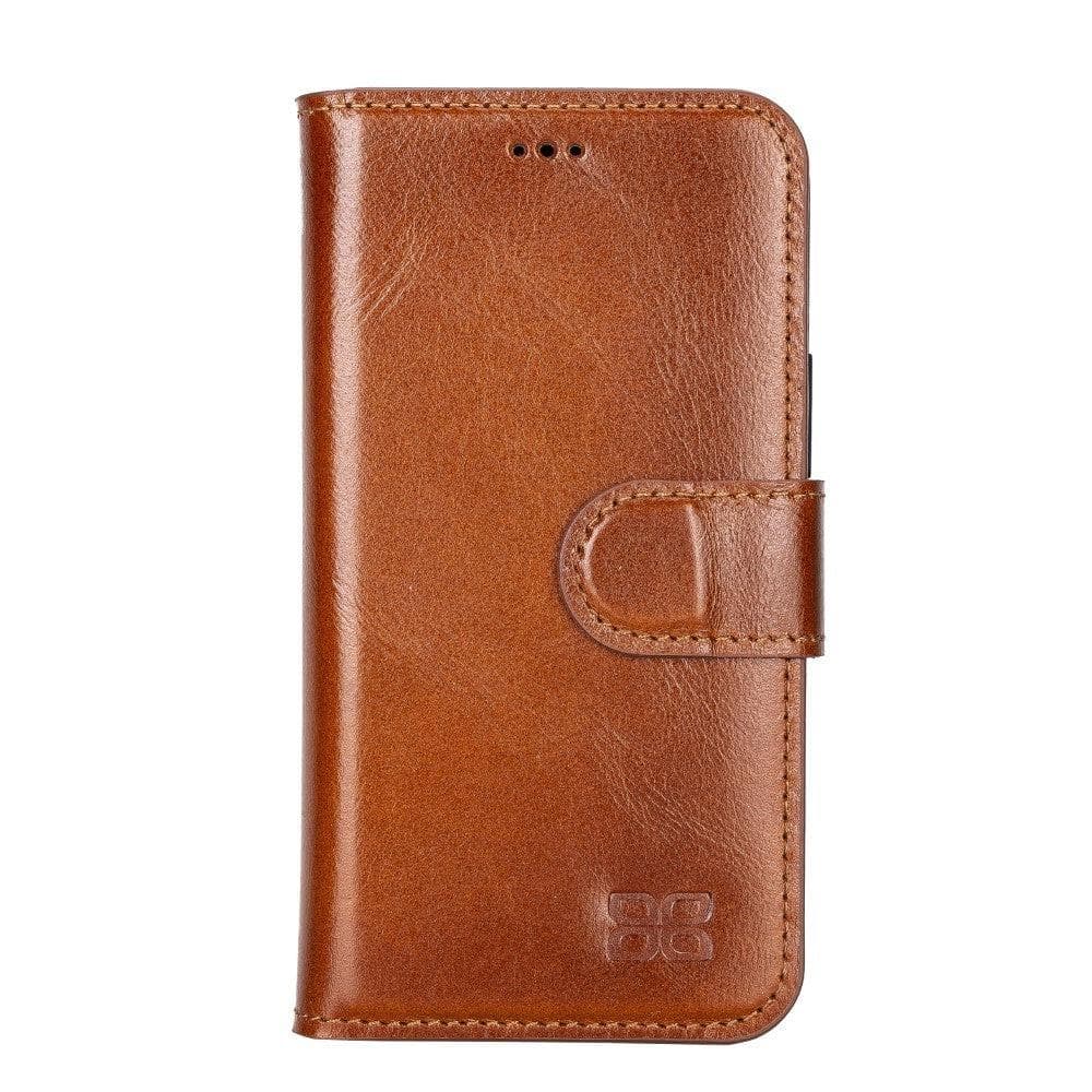 Wallet Case iPhone 13 Series Non-Detachable Genuine Leather Wallet Case - WC