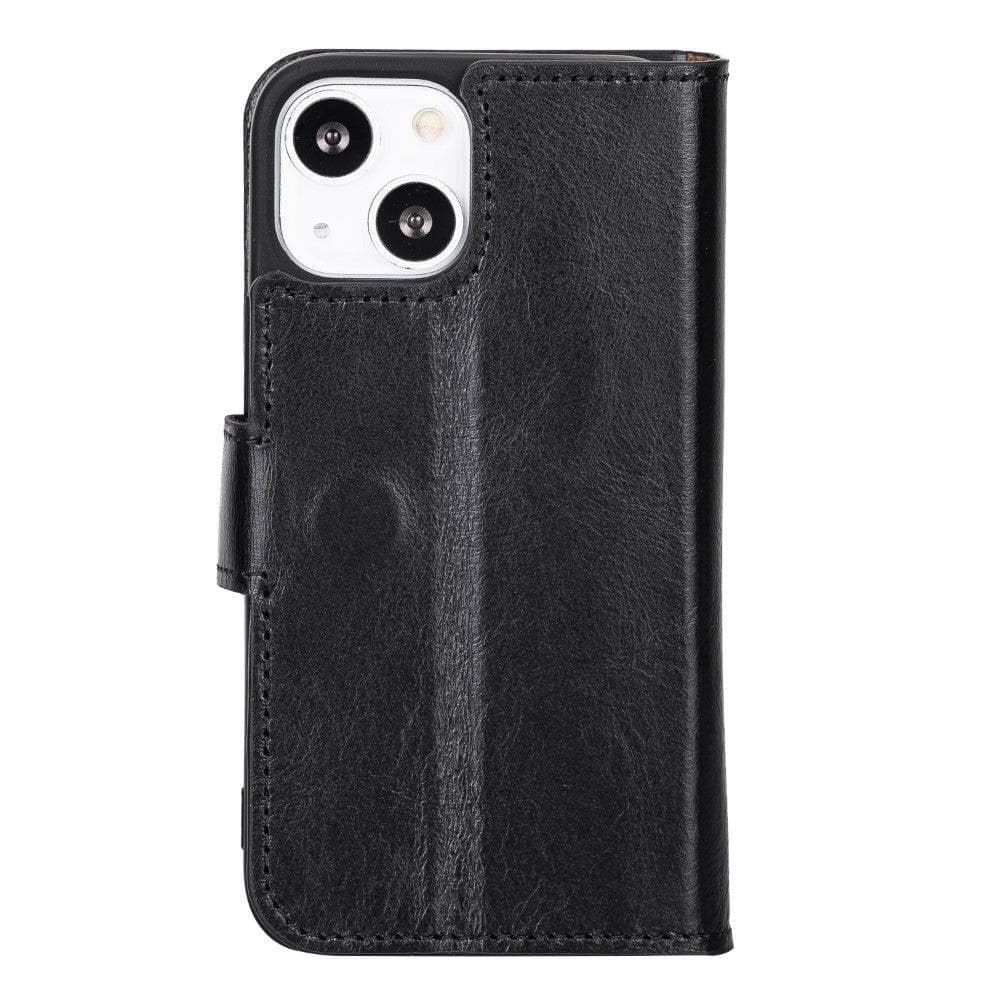 Wallet Case iPhone 13 Series Non-Detachable Genuine Leather Wallet Case - WC