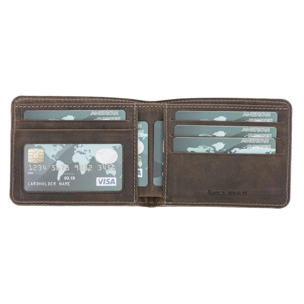 Pier Handmade and Personalised Genuine Leather Wallet for Men's