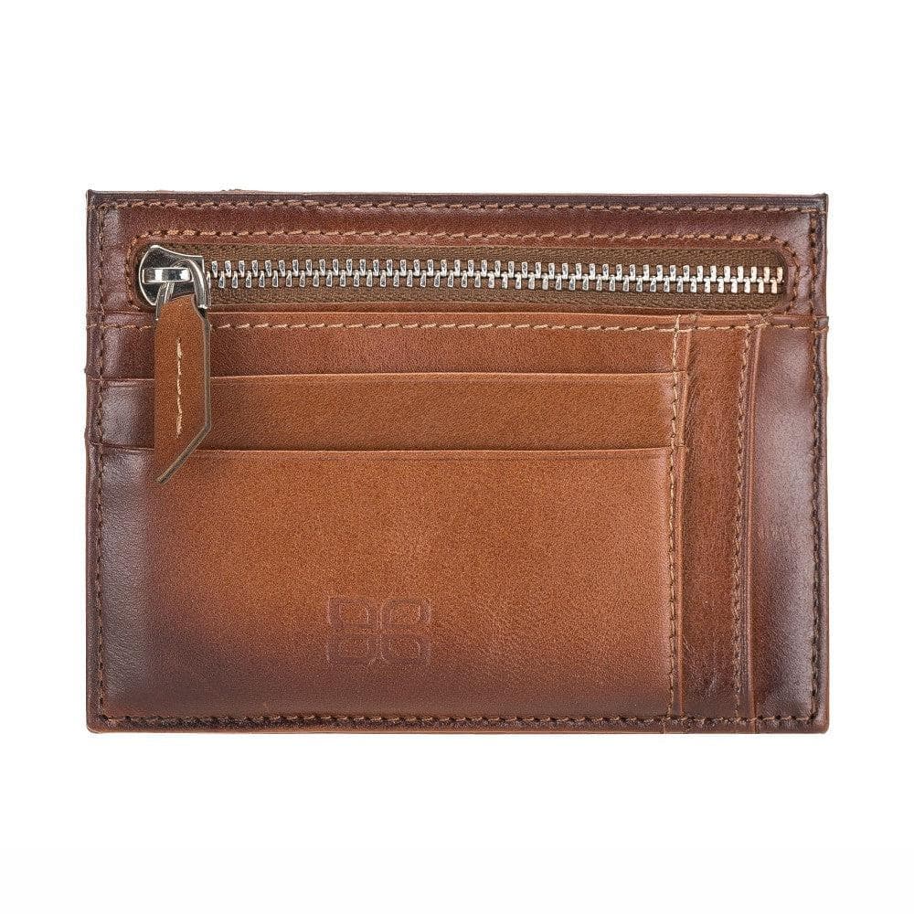 Zip Leather Card Holder