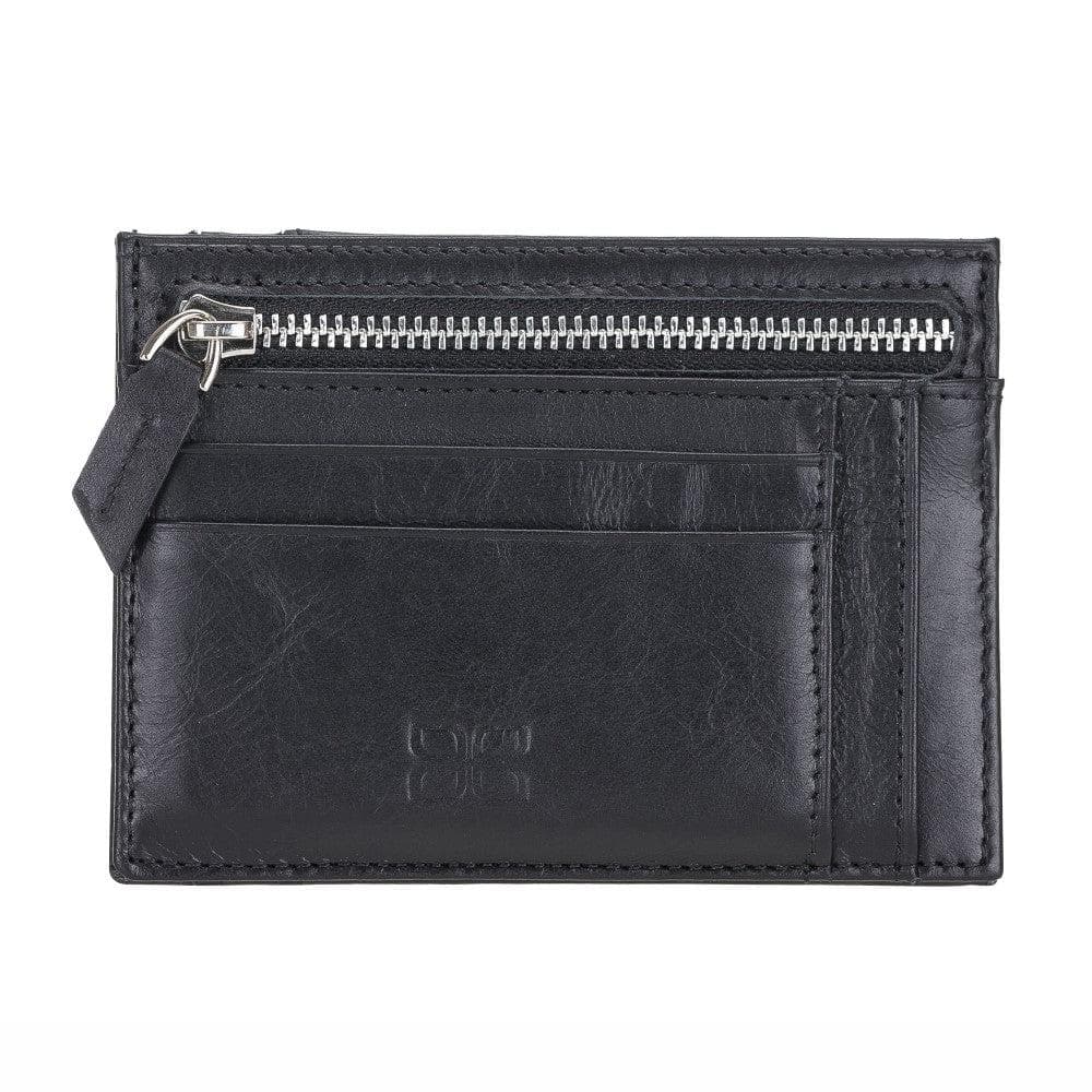 Zip Leather Card Holder