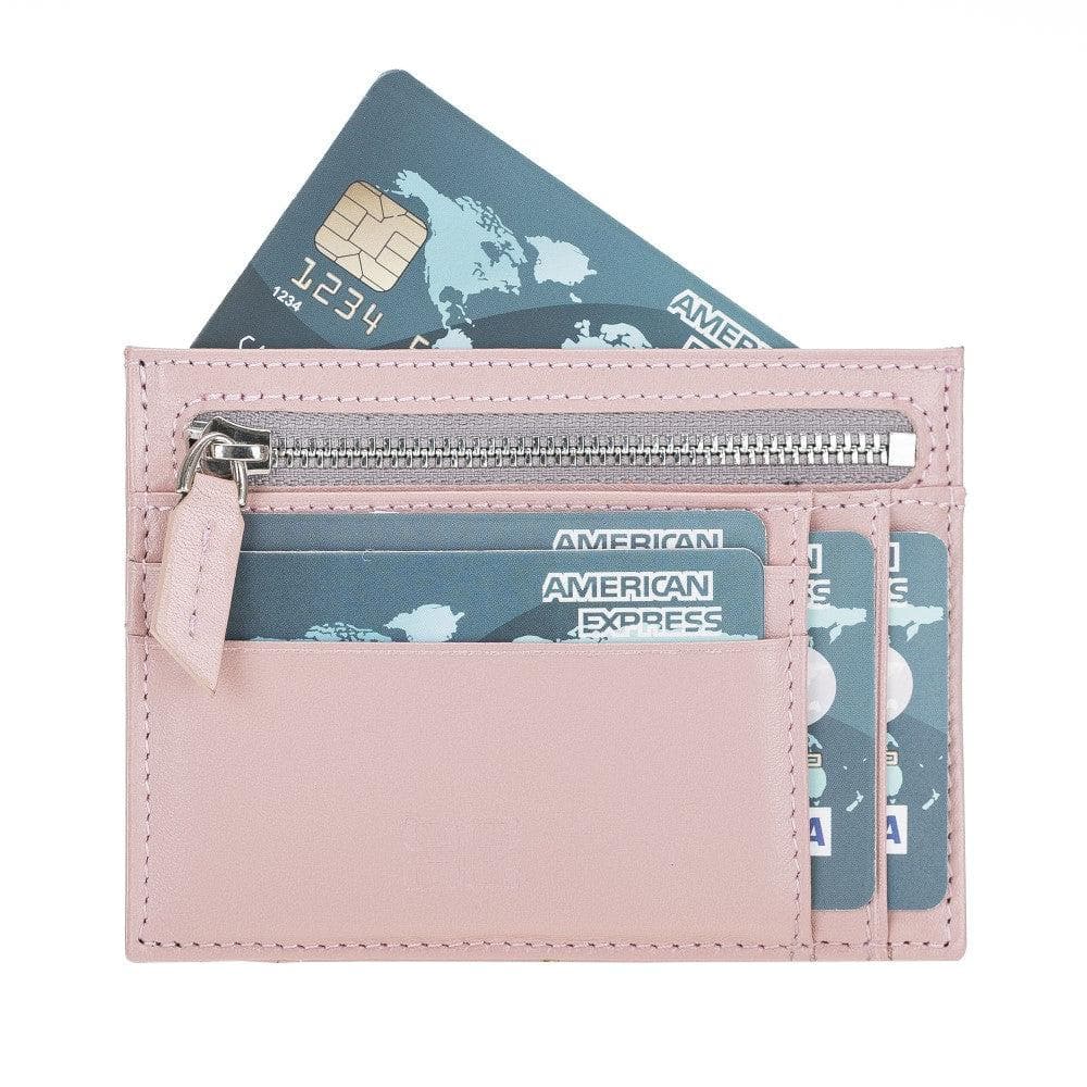 Zip Leather Card Holder