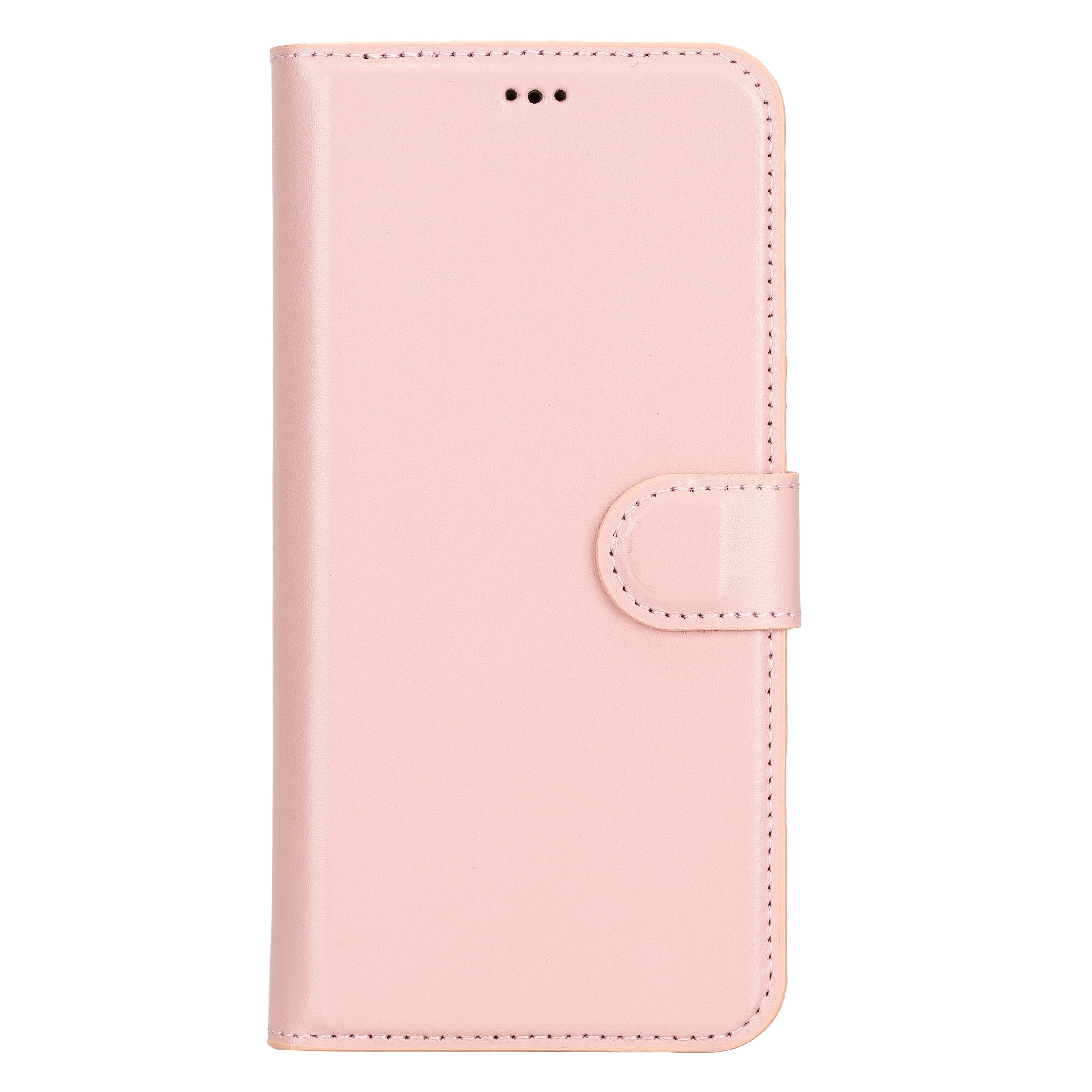 Magic Magnetic Detachable Leather Wallet Case for iPhone 12 Pro Max (6.7") - PINK - saracleather