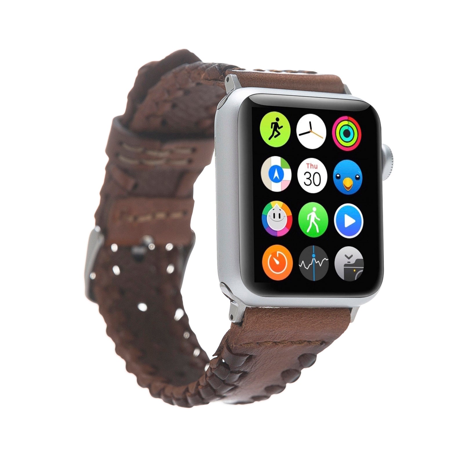 Full Grain Leather Band for Apple Watch - EFFECT BROWN - saracleather