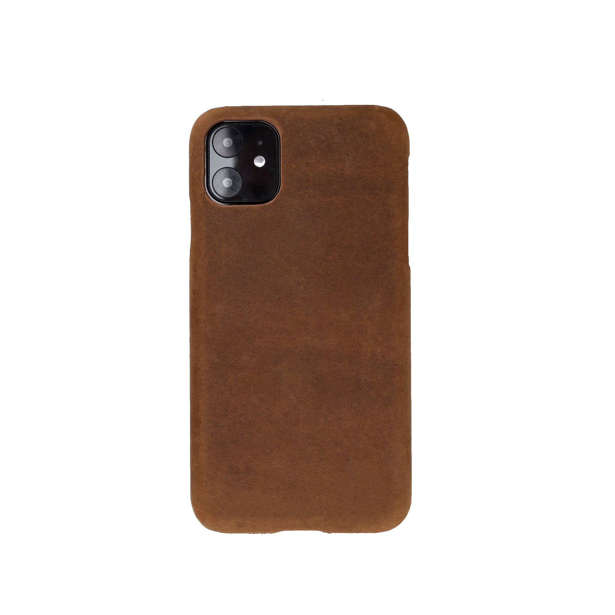 Ultimate Jacket Leather Phone Case for iPhone 11 (6.1") - BROWN - saracleather