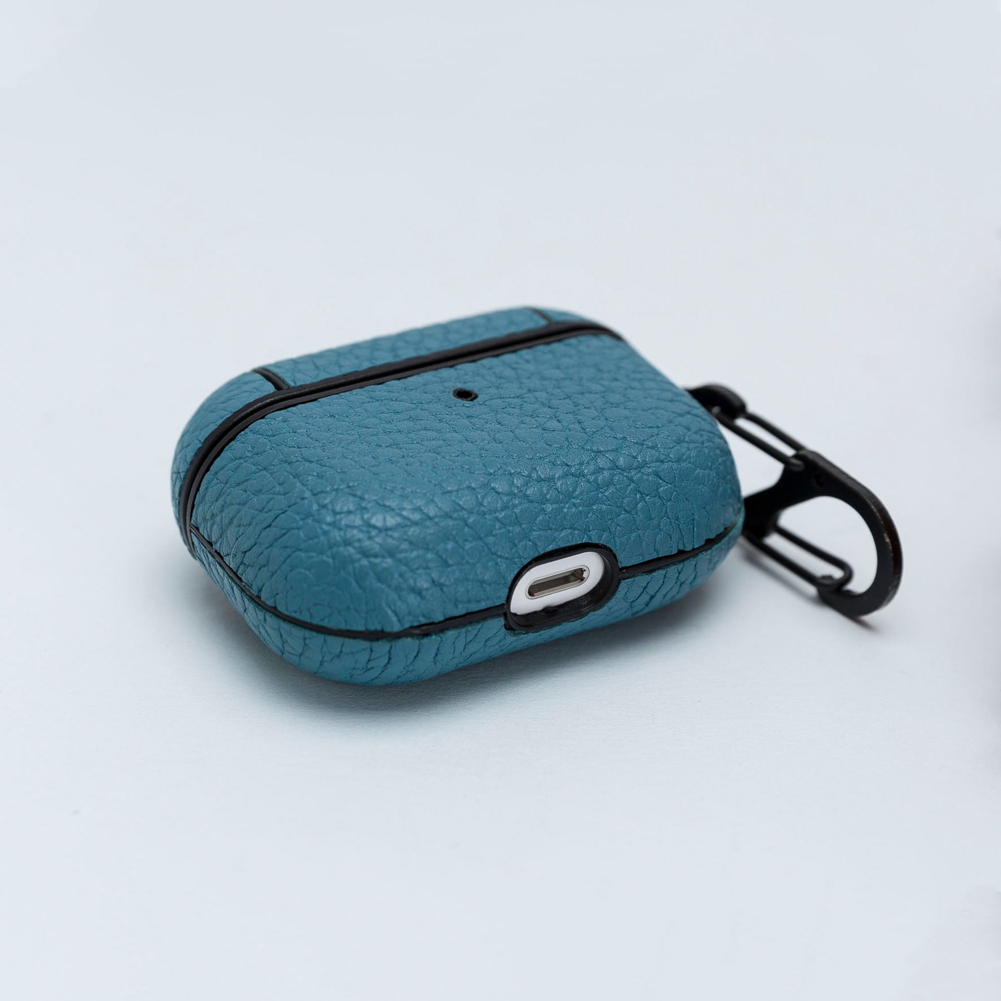 Juni Leather Capsule Case for AirPods Pro - TURQUOISE - saracleather