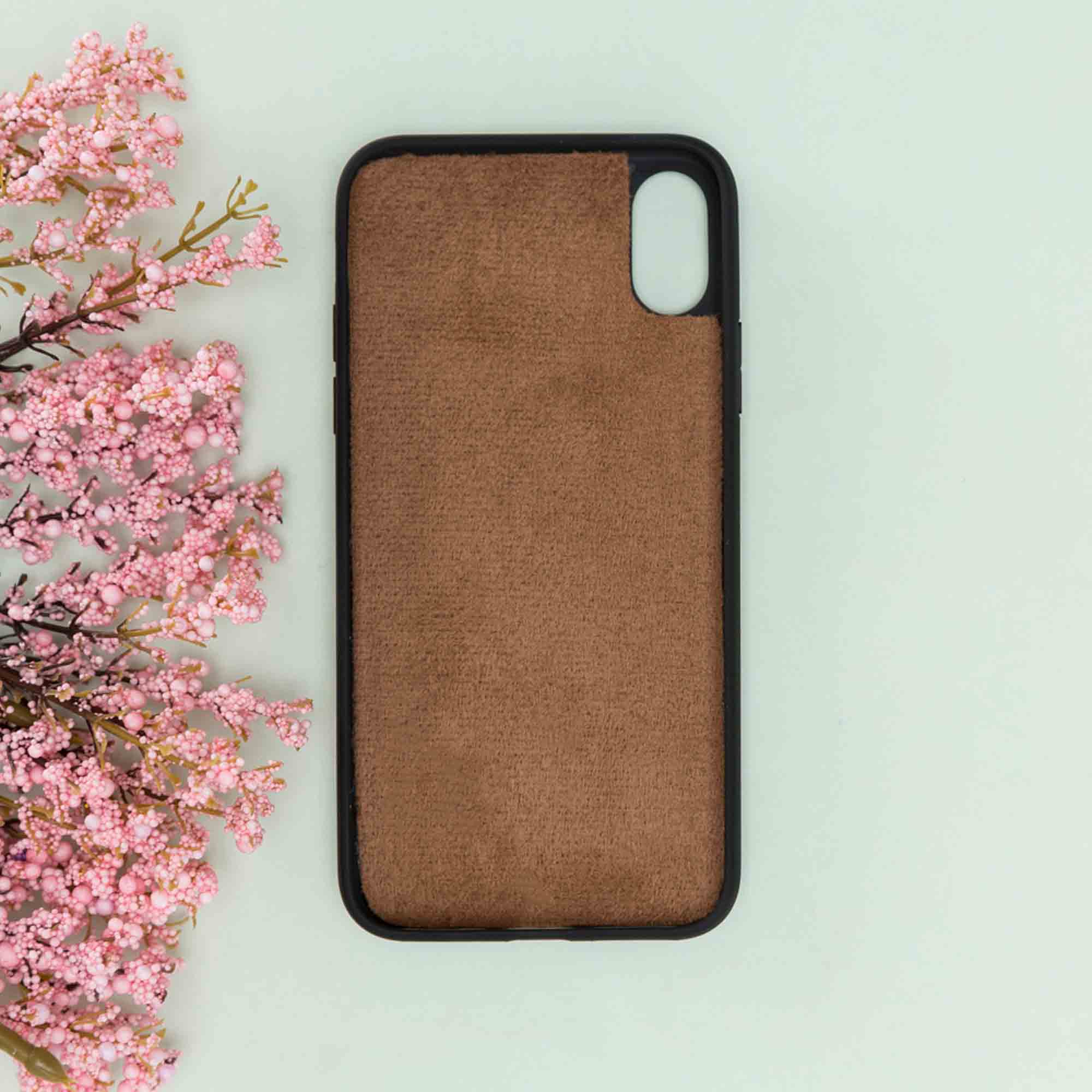 Flex Cover Leather Case for iPhone XS Max (6.5") - SALMON - saracleather