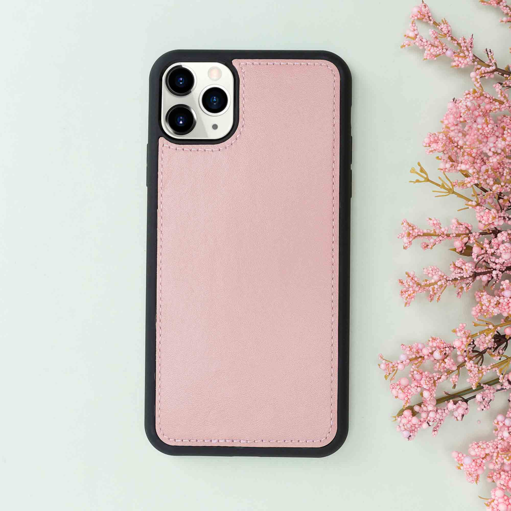 Magic Magnetic Detachable Leather Wallet Case for iPhone 11 Pro (5.8") - PINK - saracleather