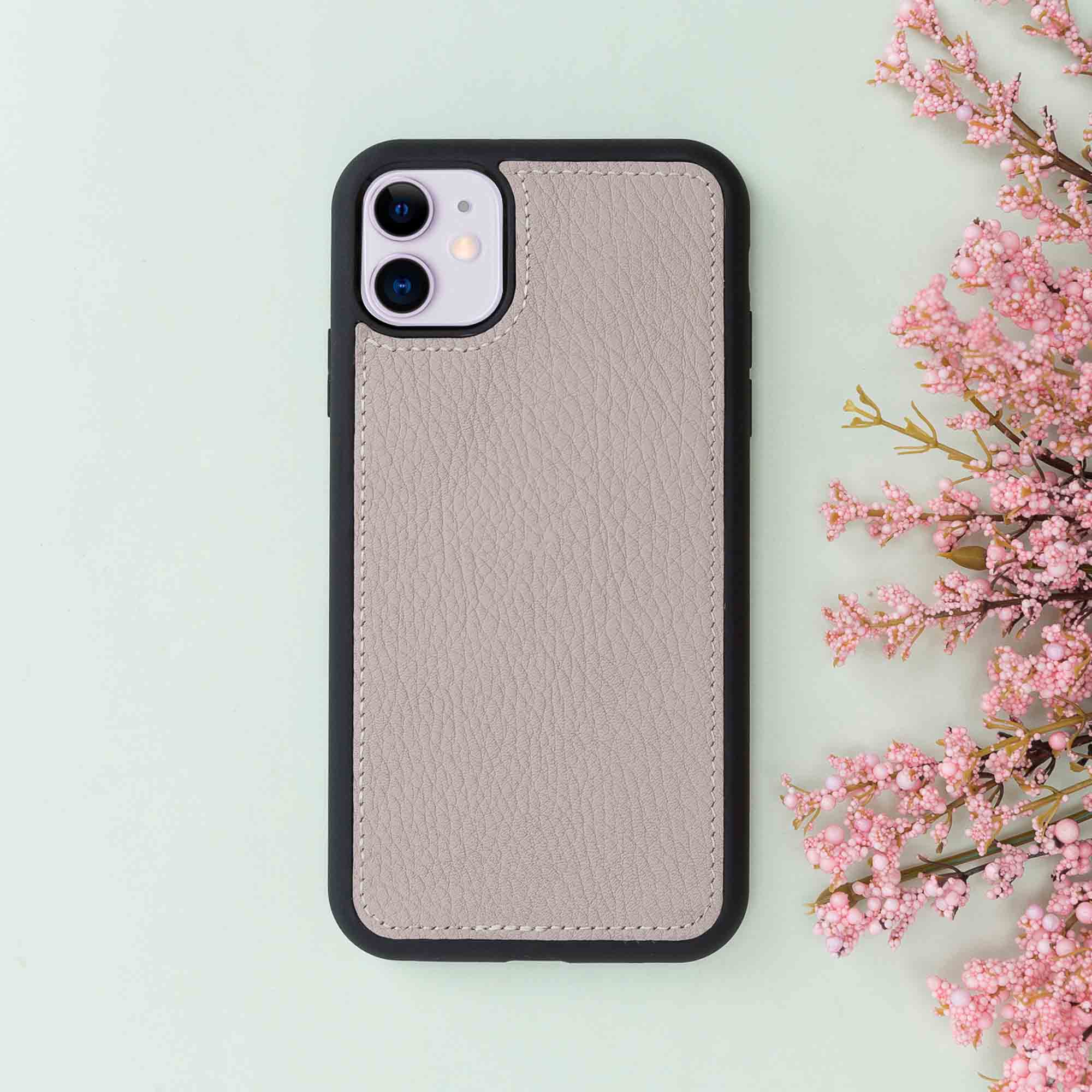 Magic Magnetic Detachable Leather Wallet Case for iPhone 11 (6.1") - GRAY - saracleather