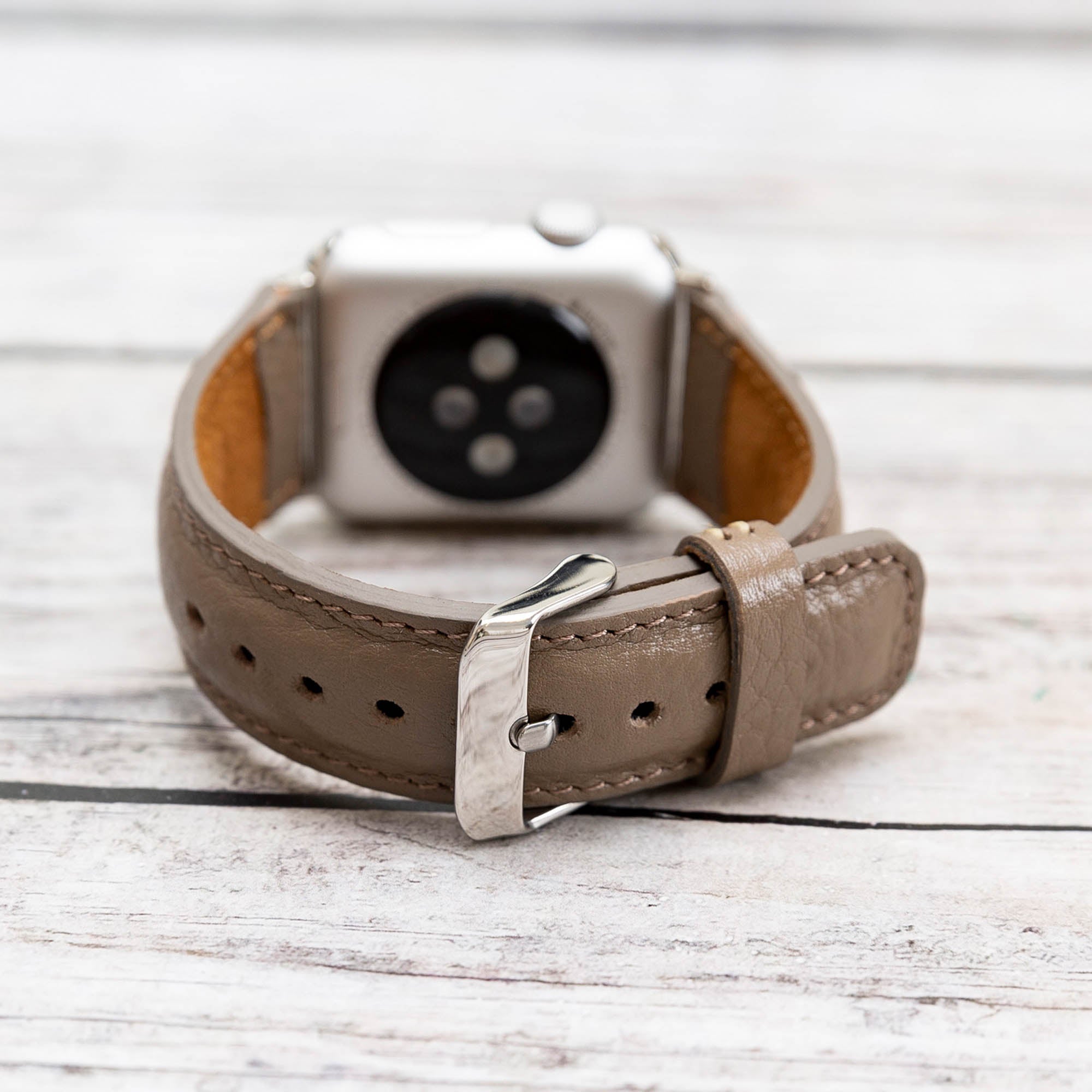 Full Grain Leather Band for Apple Watch - MINK - saracleather