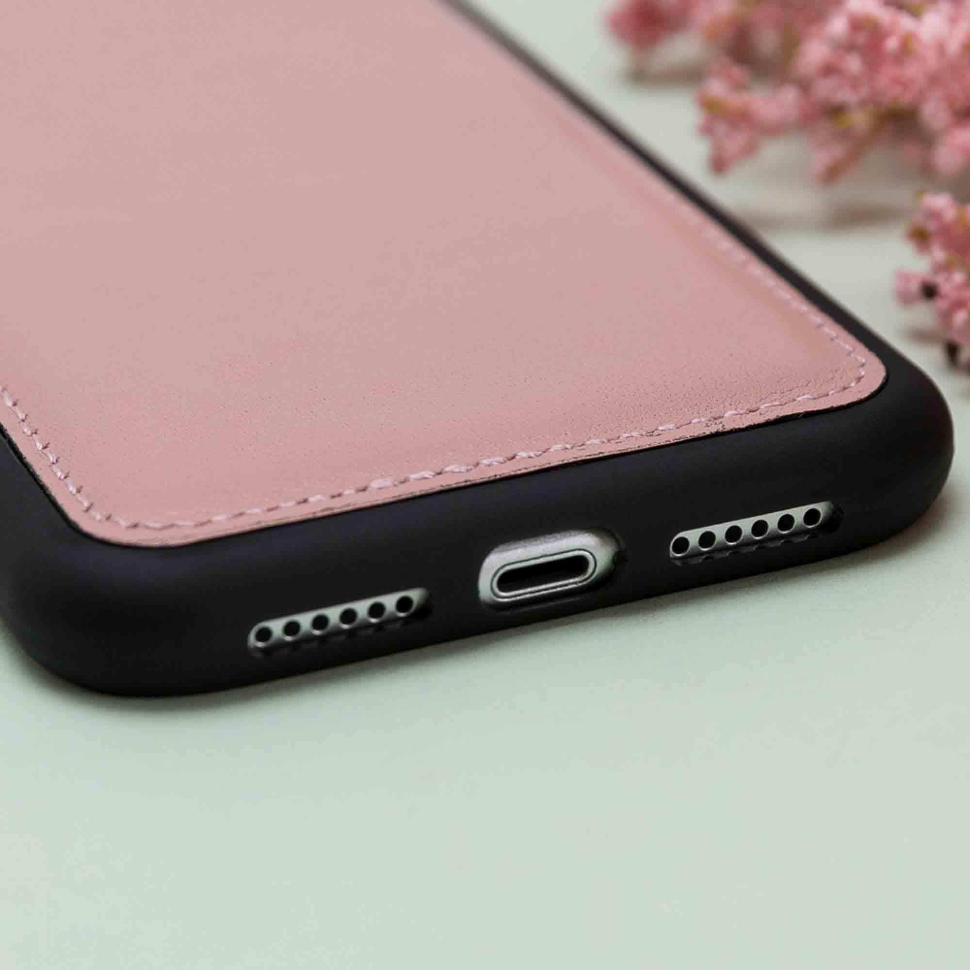 Flex Cover Leather Case for iPhone XS Max (6.5") - PINK - saracleather