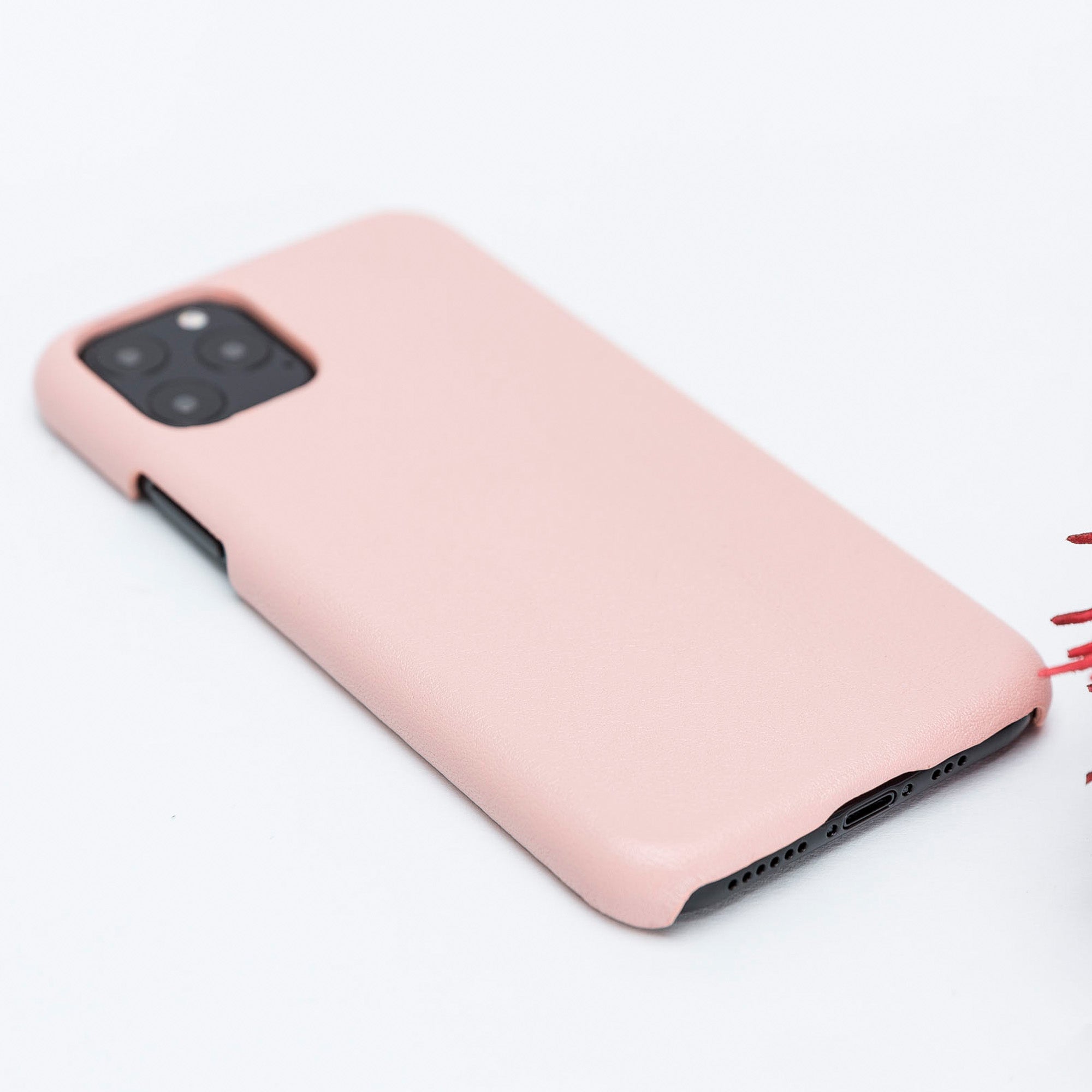 Ultimate Jacket Leather Phone Case for iPhone 11 Pro (5.8") - PINK - saracleather