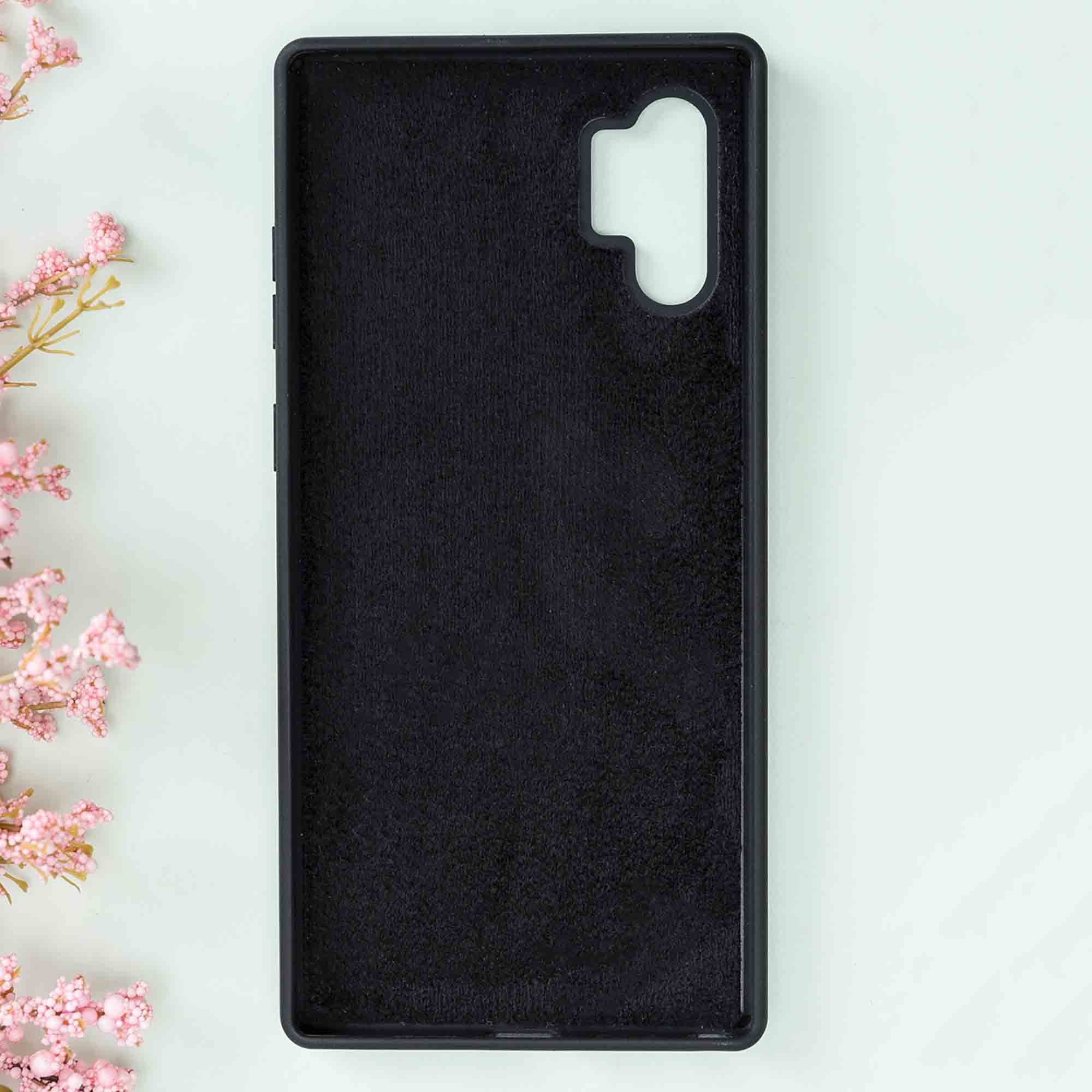 Magic Magnetic Detachable Leather Wallet Case for Samsung Galaxy Note 10 Plus / Note 10 Plus 5G - BLACK - saracleather