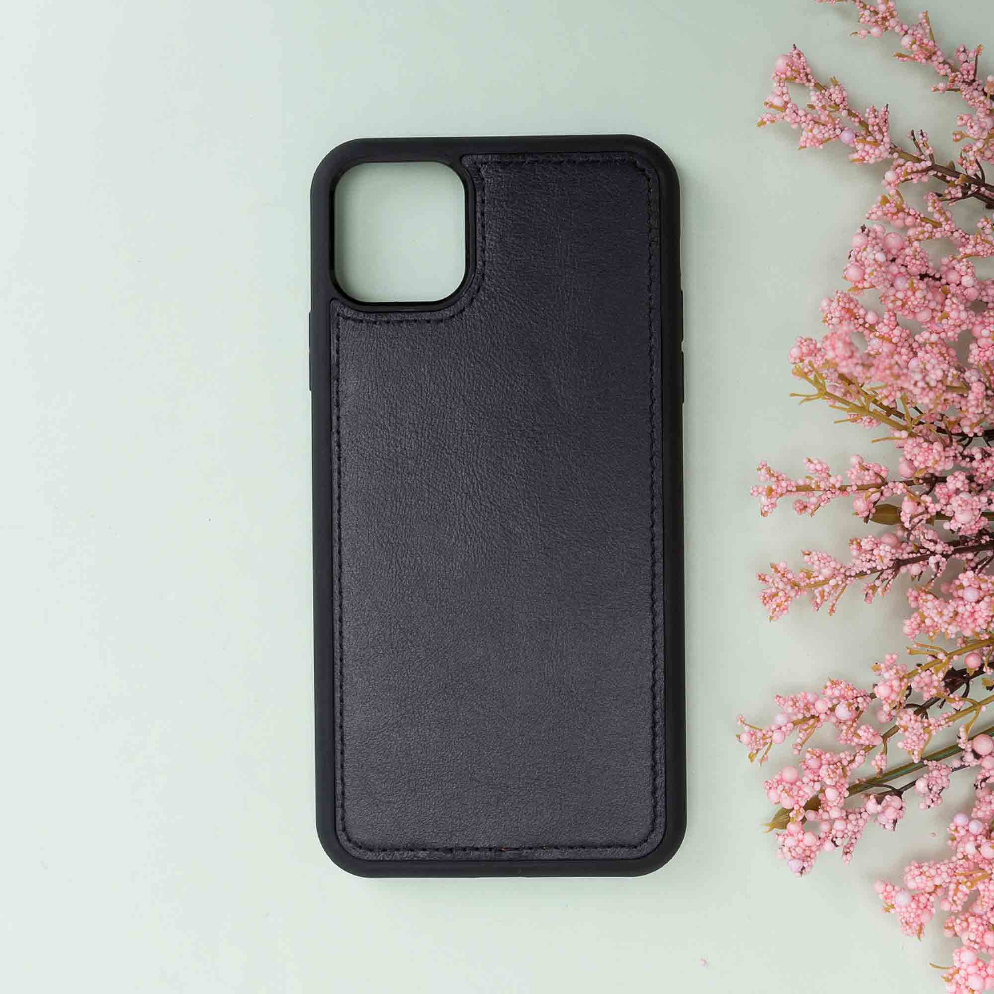 Magic Magnetic Detachable Leather Wallet Case for iPhone 11 Pro (5.8") - BLACK - saracleather