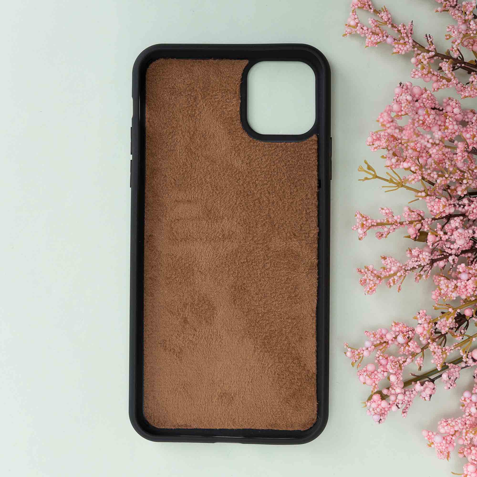 Magic Magnetic Detachable Leather Wallet Case for iPhone 11 Pro (5.8") - TAN - saracleather