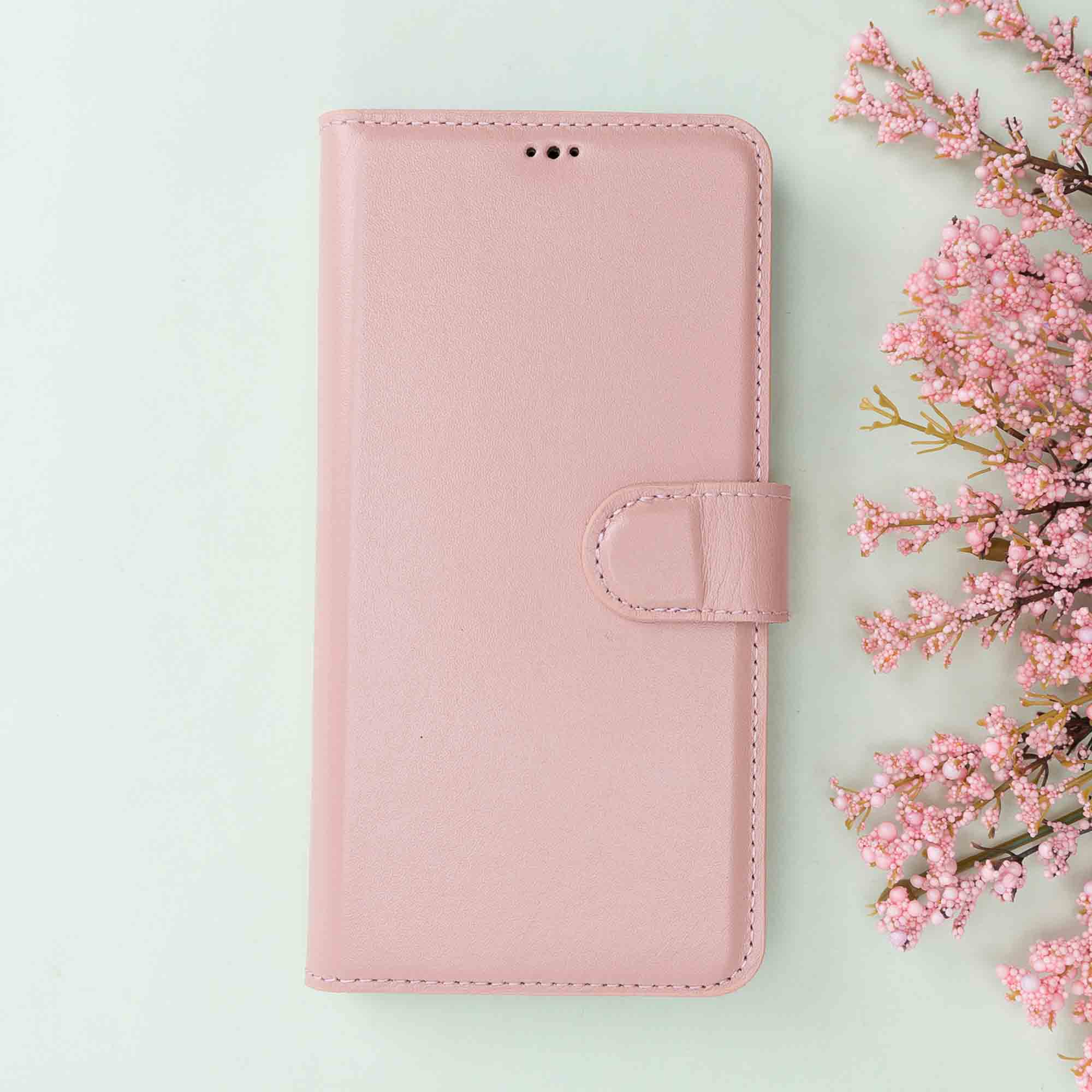 Magic Magnetic Detachable Leather Wallet Case for iPhone 11 Pro (5.8") - PINK - saracleather