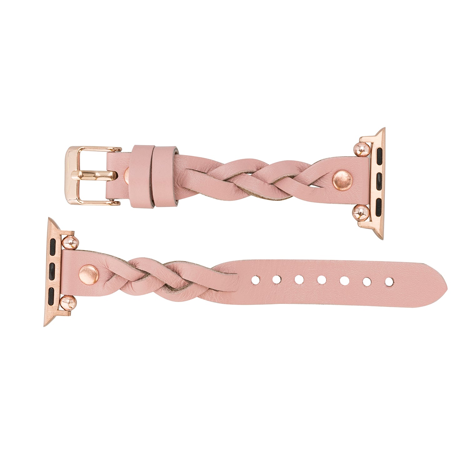 Wanda Ferro Strap - Full Grain Leather Band for Apple Watch / PINK