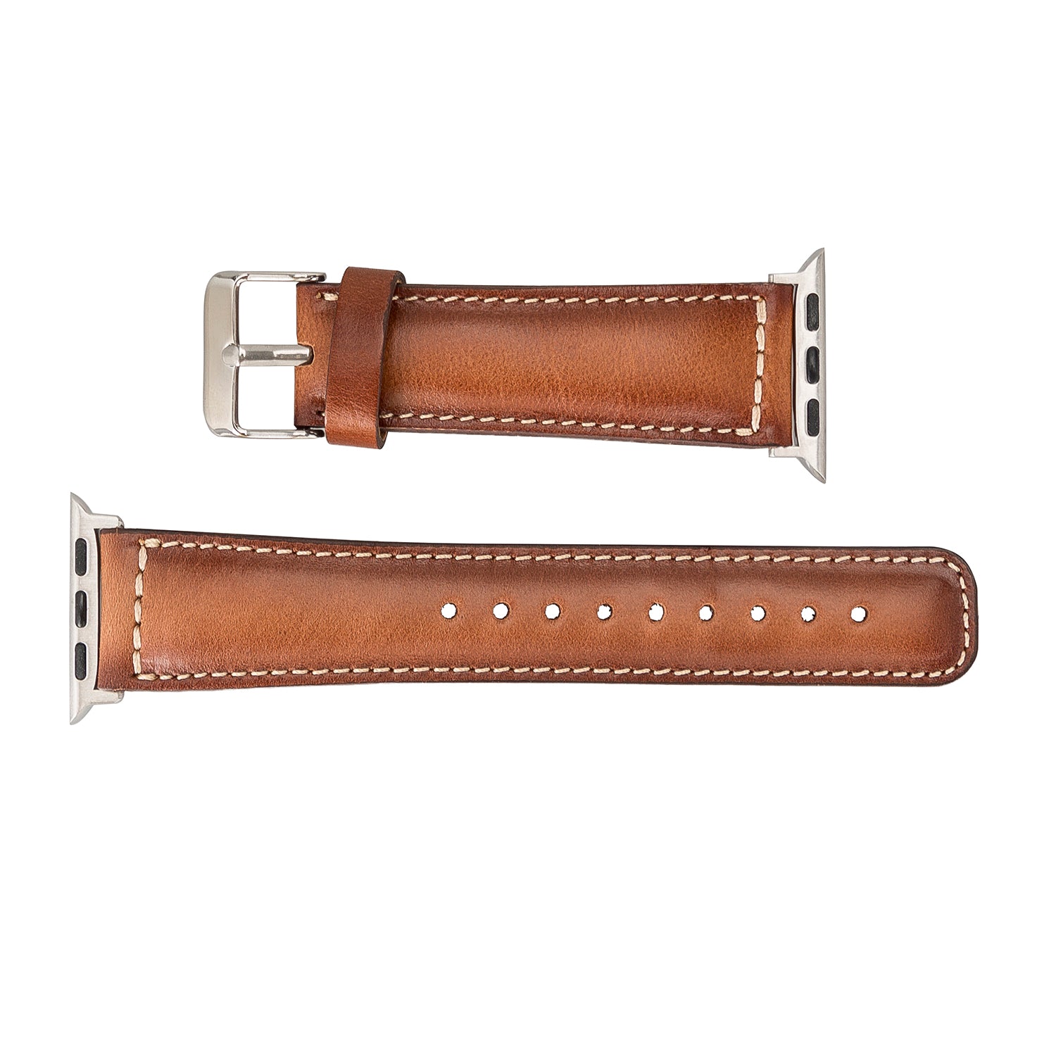 Full Grain Leather Band for Apple Watch - EFFECT BROWN