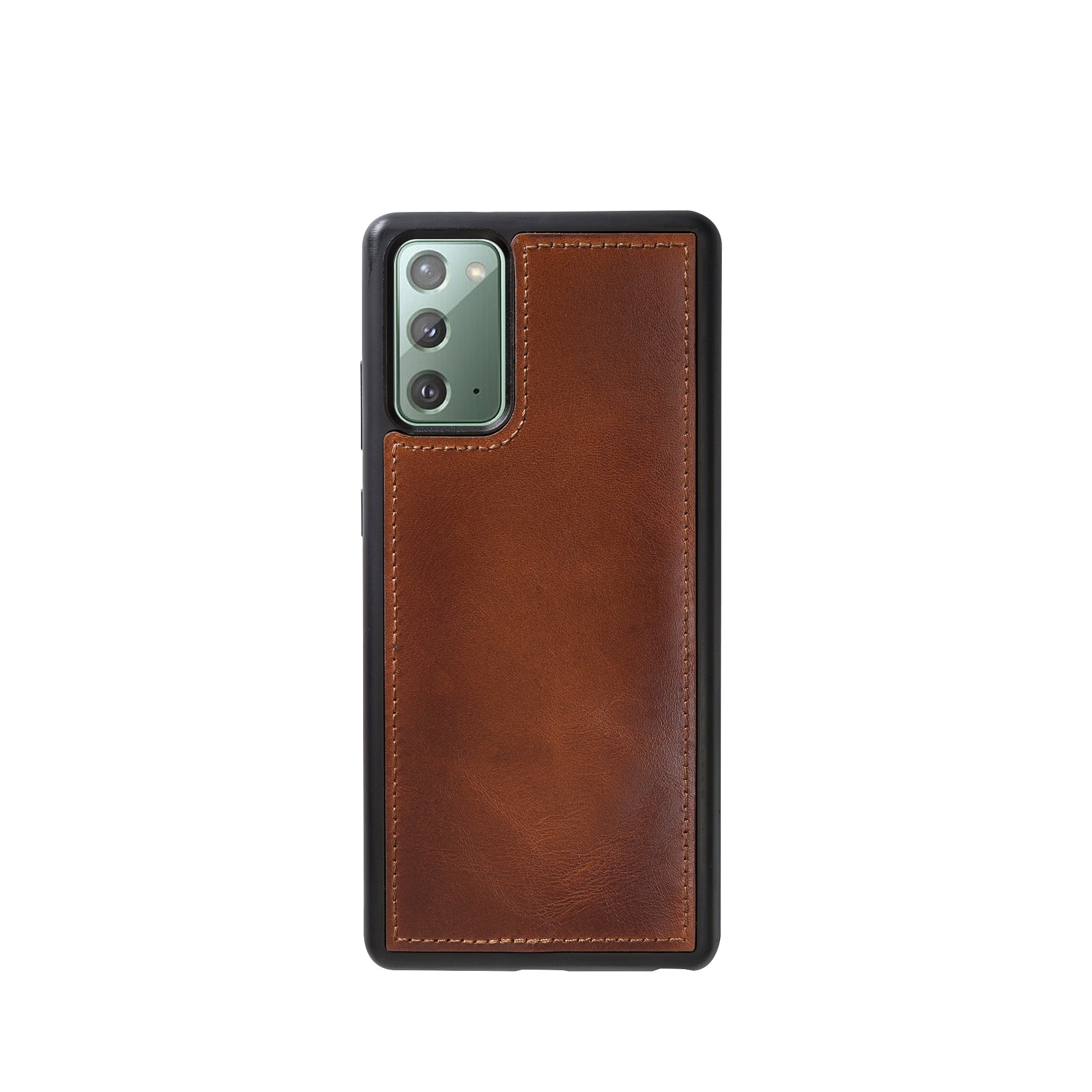 Magic Magnetic Detachable Leather Wallet Case for Samsung Galaxy Note 20 / Note 20 5G (6.7") - EFFECT BROWN - saracleather