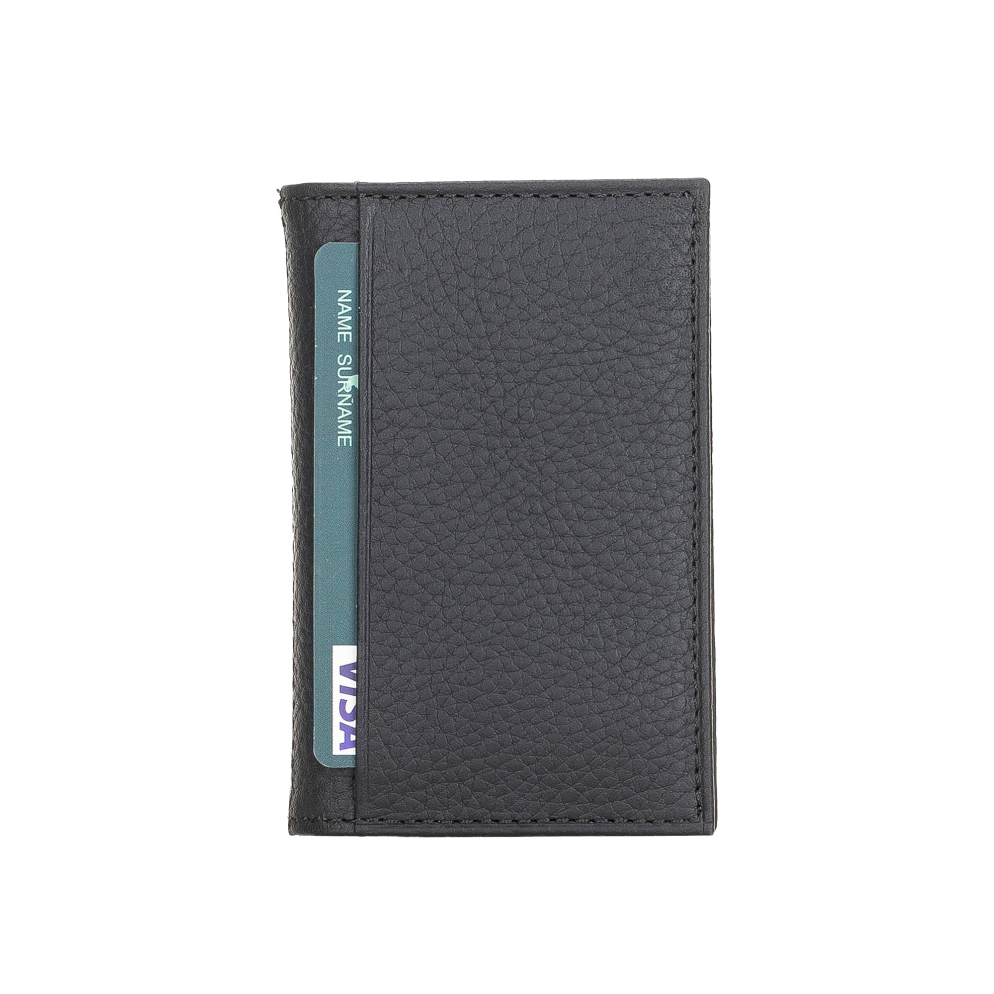 Andy Leather Business / Credit Card Holder - FLOATER BLACK