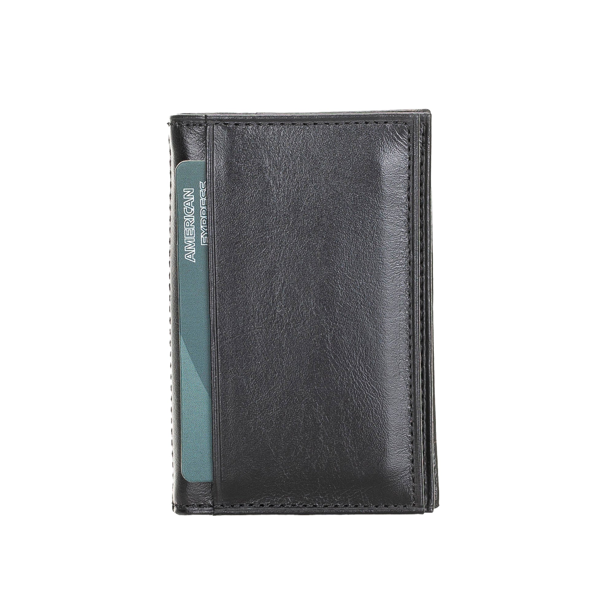 Andy Leather Business / Credit Card Holder - BLACK