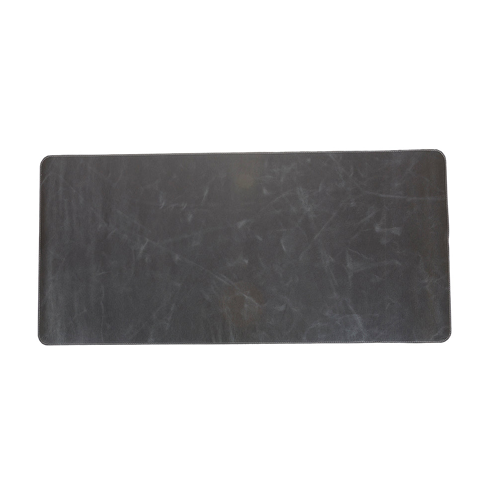 Leather Desk Mat - BLACK - saracleather