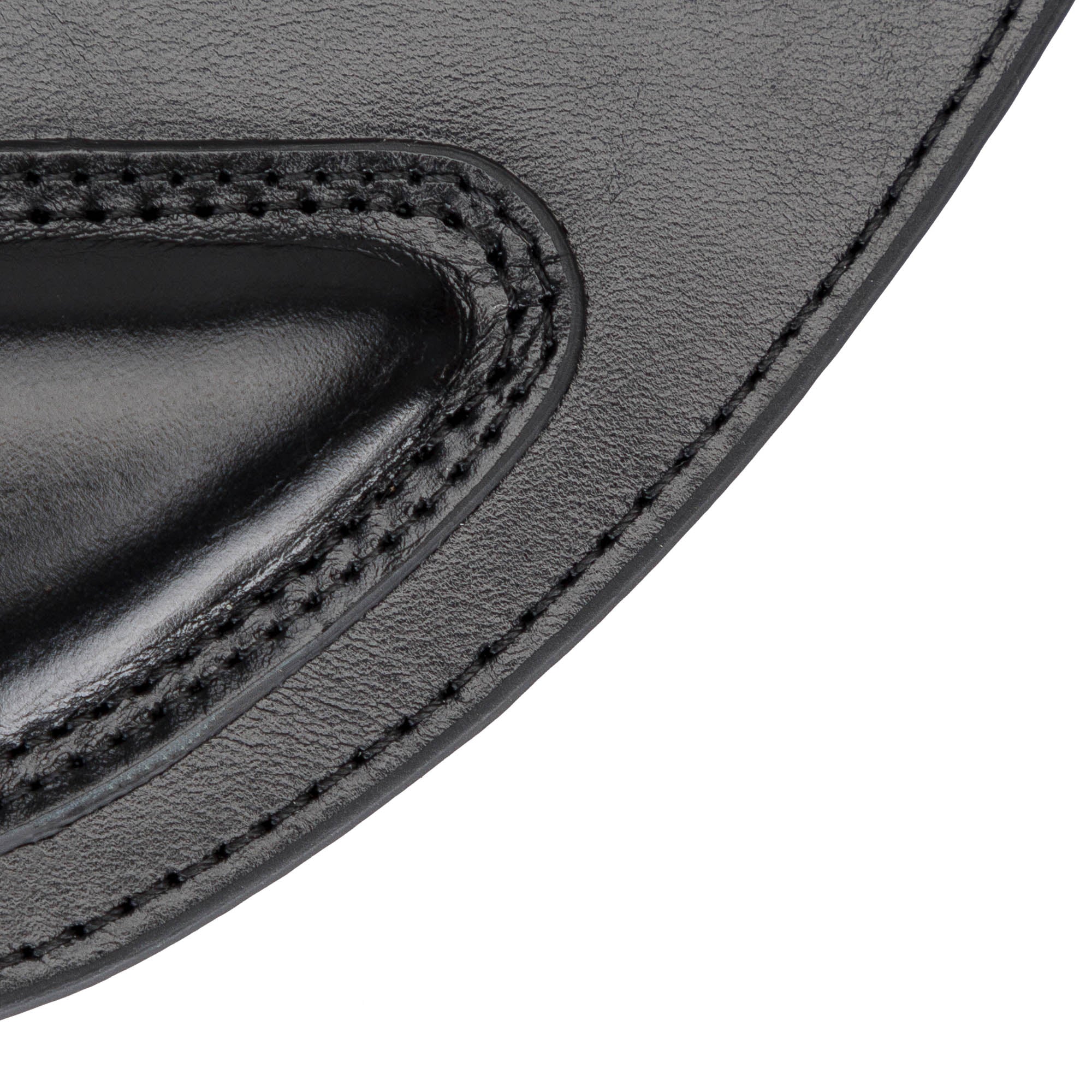 Cushioned Leather Mouse Pad - BLACK - saracleather