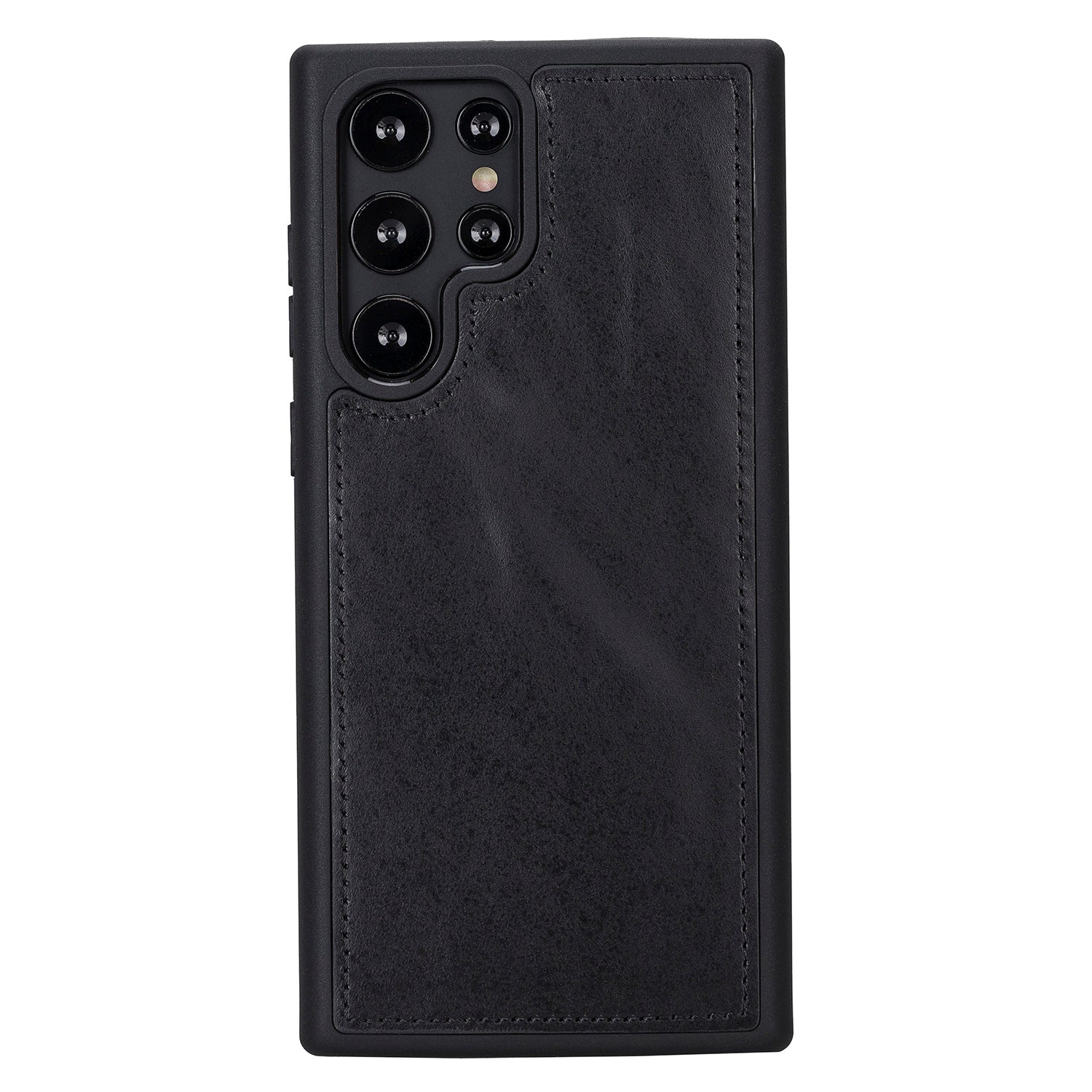 Magic Magnetic Detachable Leather RFID Blocker Wallet Case for Samsung Galaxy S22 Ultra (6.8") - BLACK