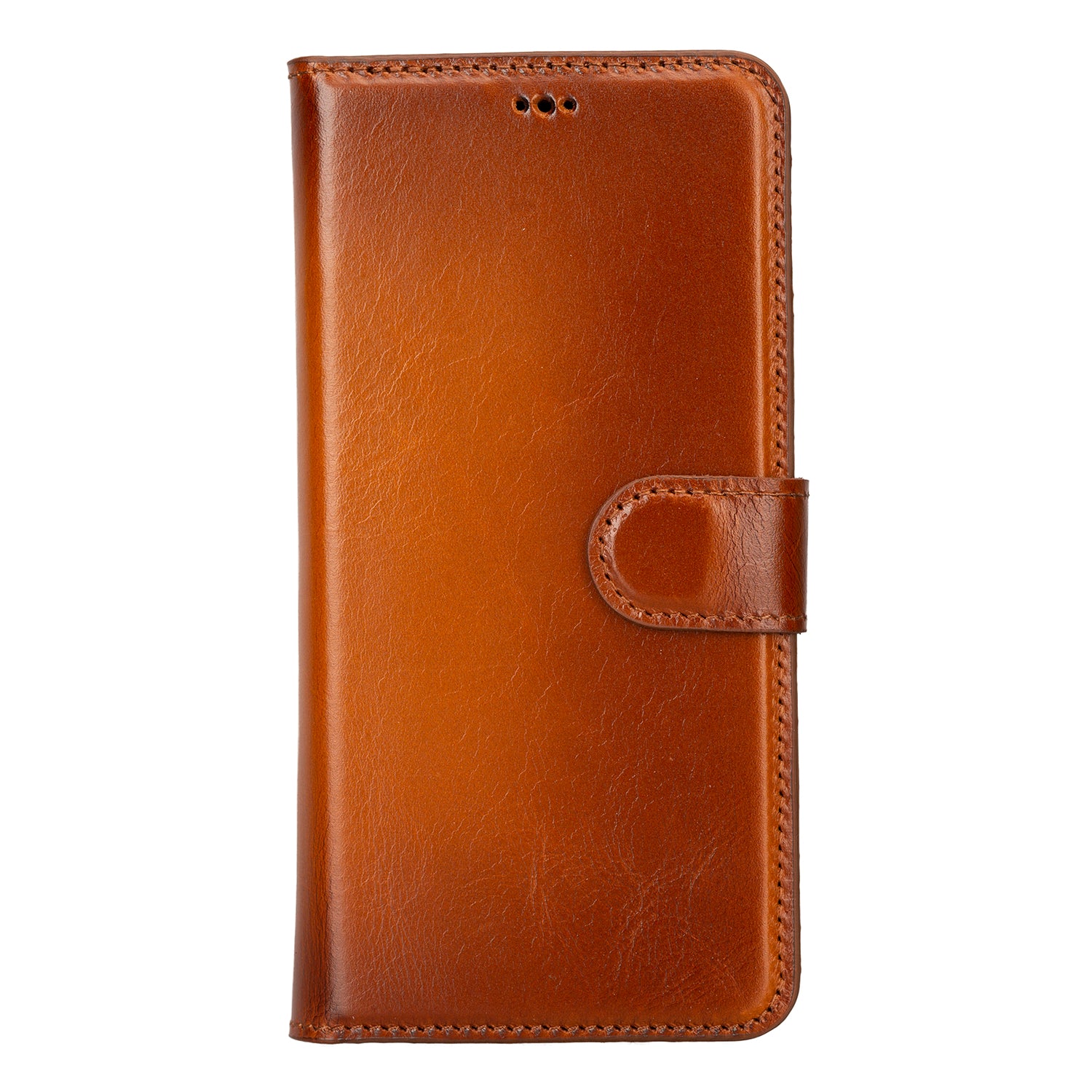 Magic Magnetic Detachable Leather RFID Blocker Wallet Case for Samsung Galaxy S23 Plus (6.6") - EFFECT BROWN