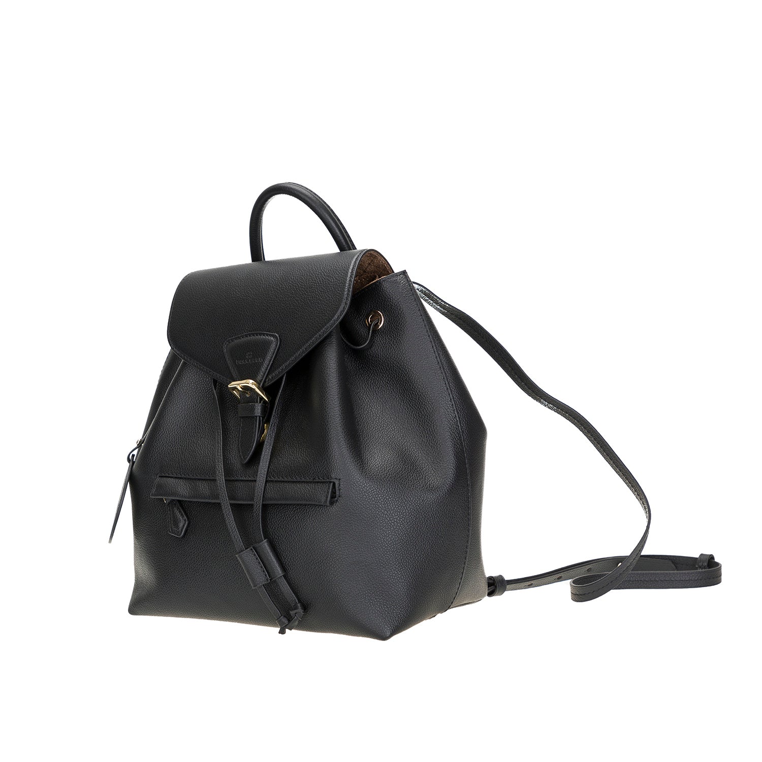 Eleni Women's Leather Bag - BLACK - saracleather