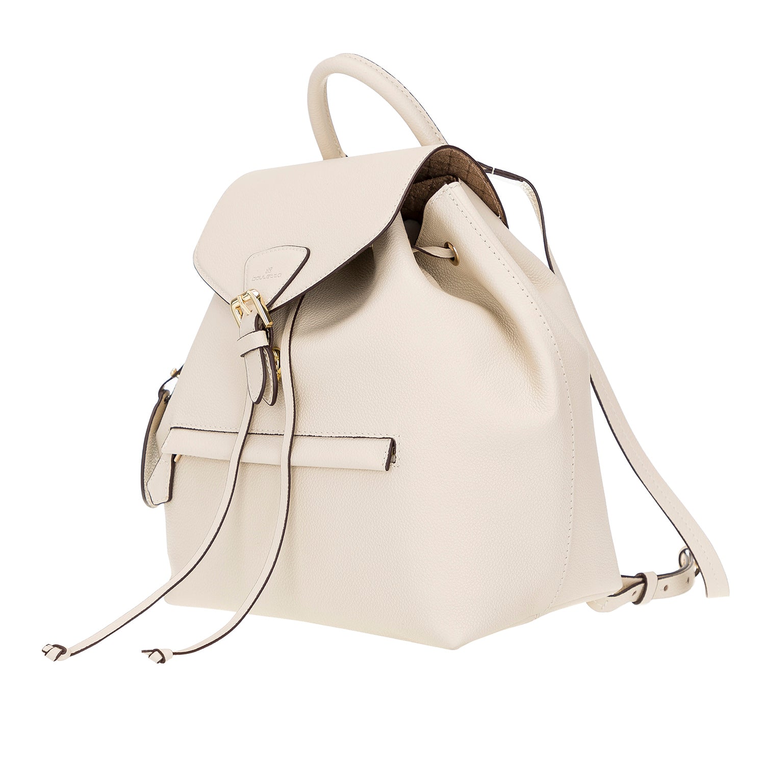 Eleni Women's Leather Bag - BEIGE - saracleather