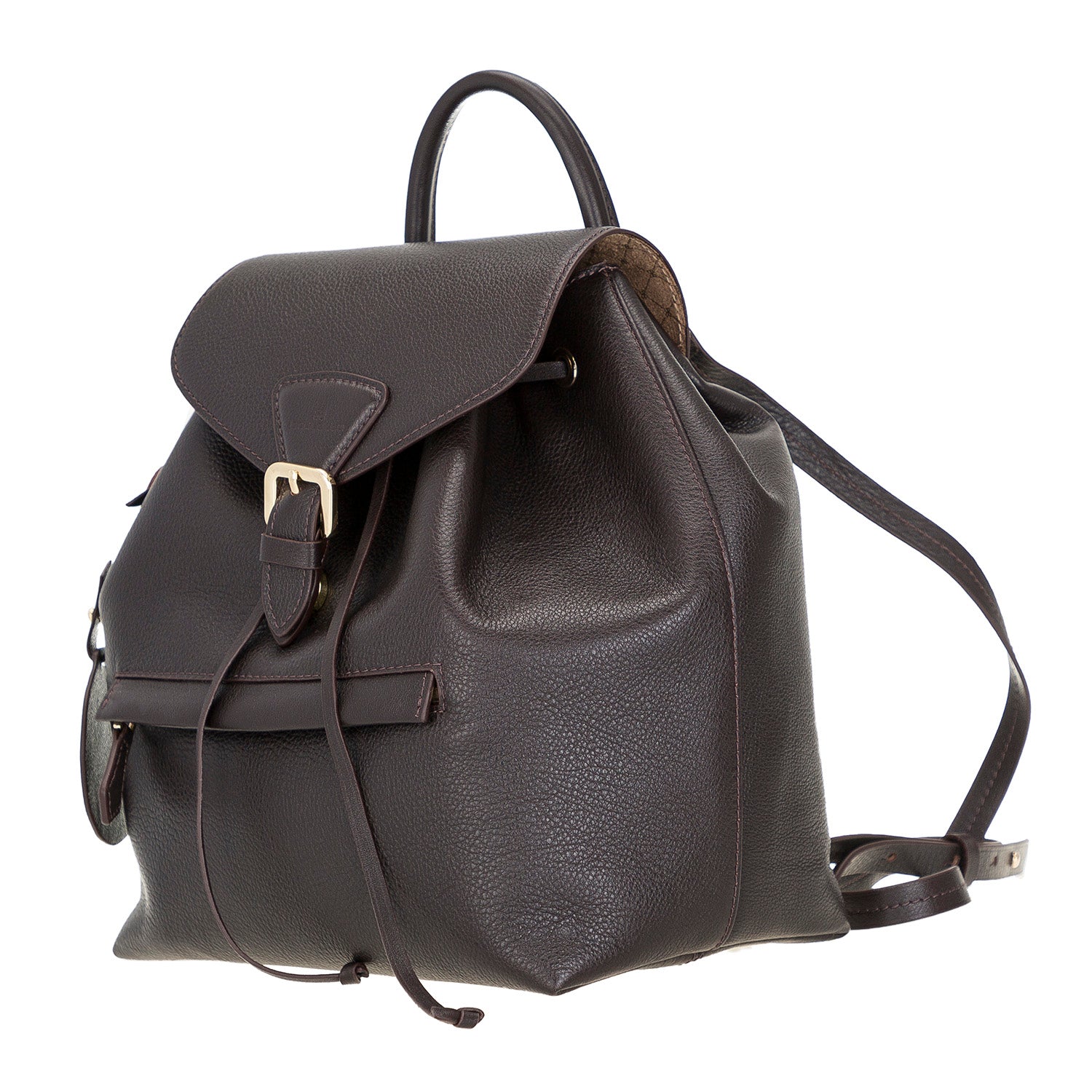 Eleni Women's Leather Bag - BROWN - saracleather