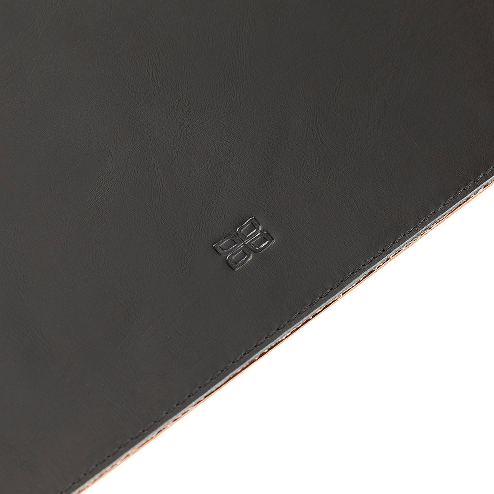 Leather Desk Mat - BLACK - saracleather