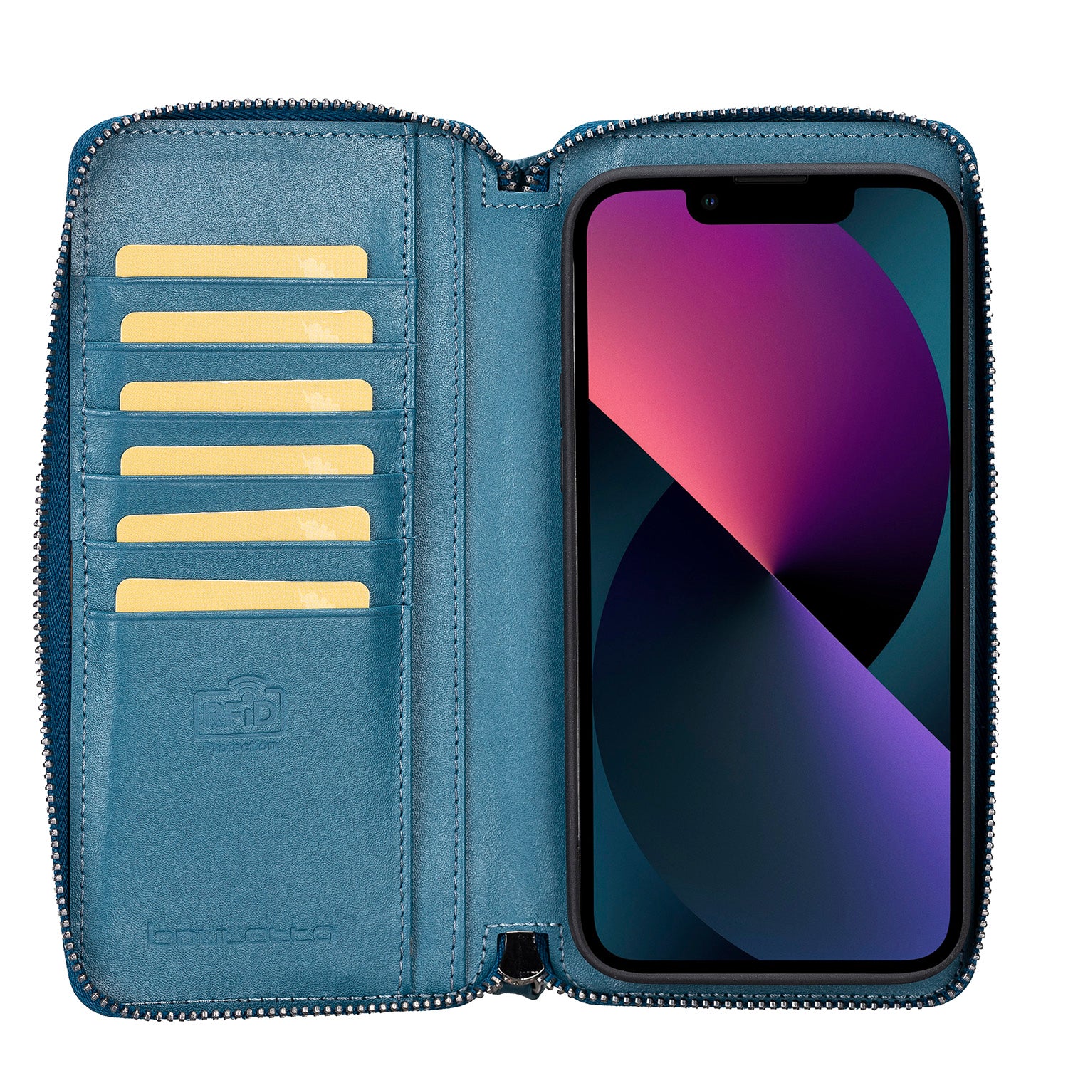  Zouzt Compatible with iPhone 14 Pro Max Case Wallet with  Lanyard Crossbody Strap Credit Card Holder, PU Leather Magnetic Flip  Closure Zipper Case-Light Blue : Cell Phones & Accessories